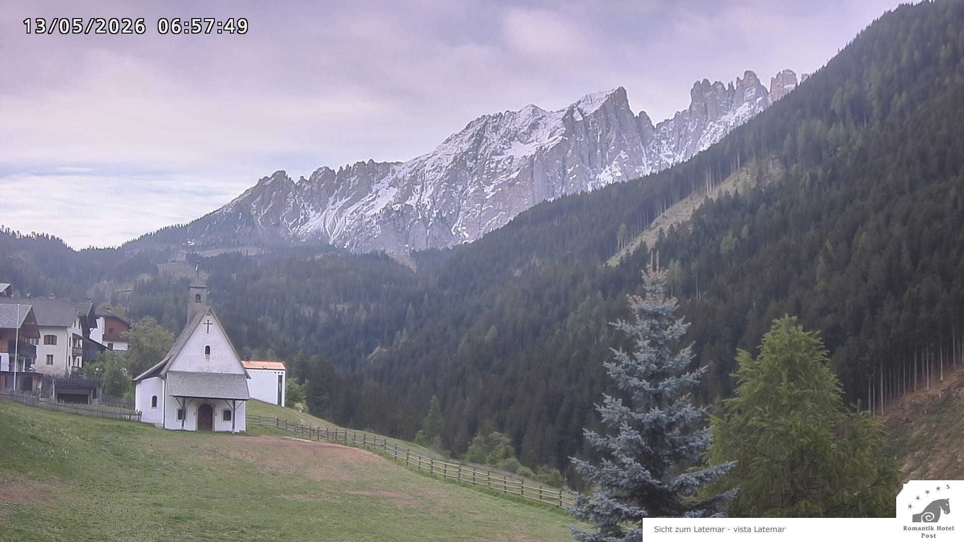 Archiv Foto Webcam Welschnofen: Romantik Hotel Post