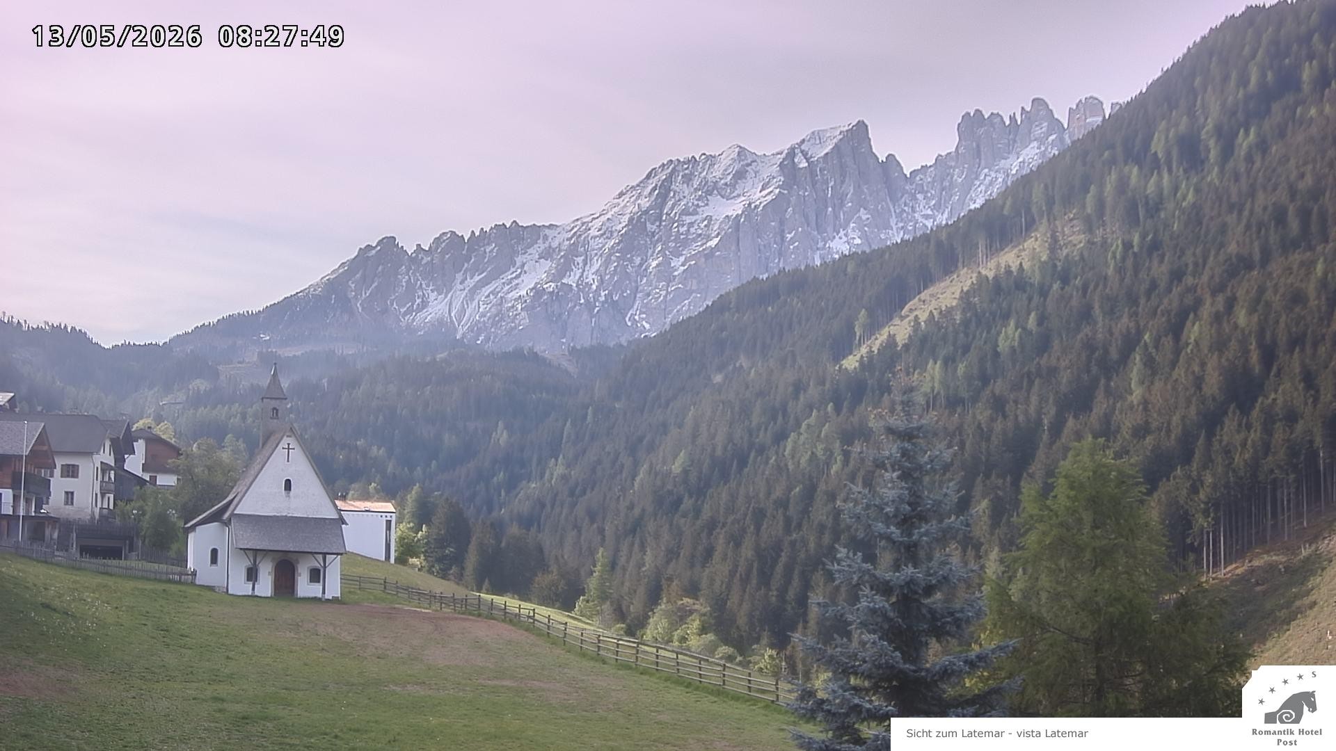 Archiv Foto Webcam Welschnofen: Romantik Hotel Post