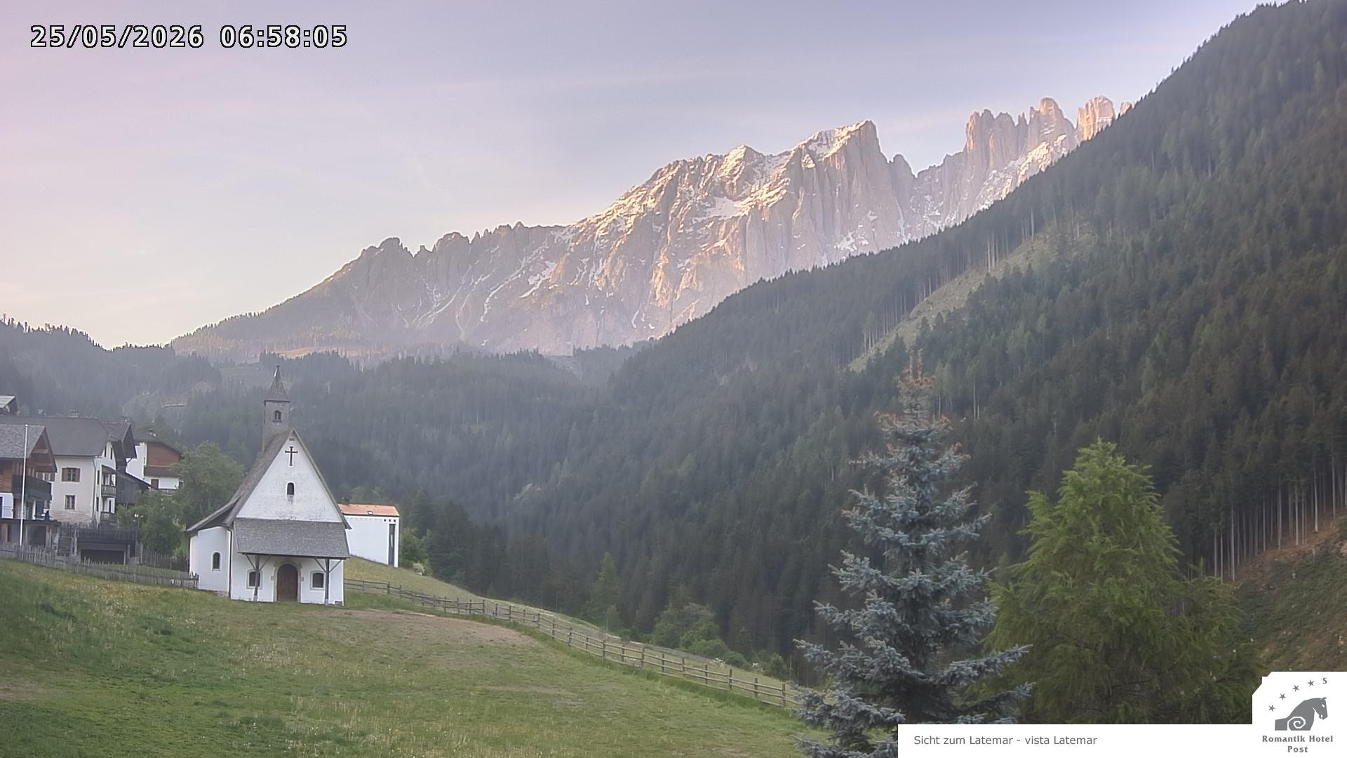 Archiv Foto Webcam Welschnofen: Romantik Hotel Post