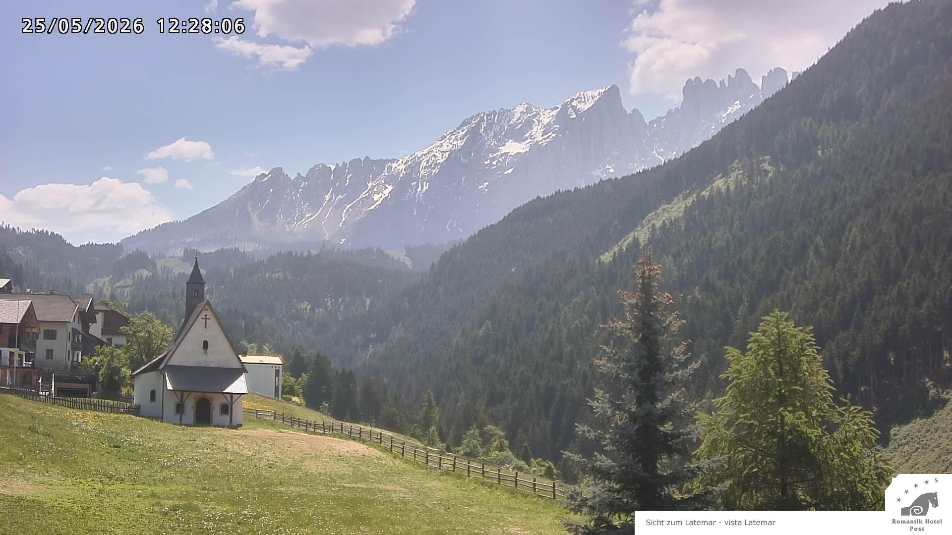 Archiv Foto Webcam Welschnofen: Romantik Hotel Post