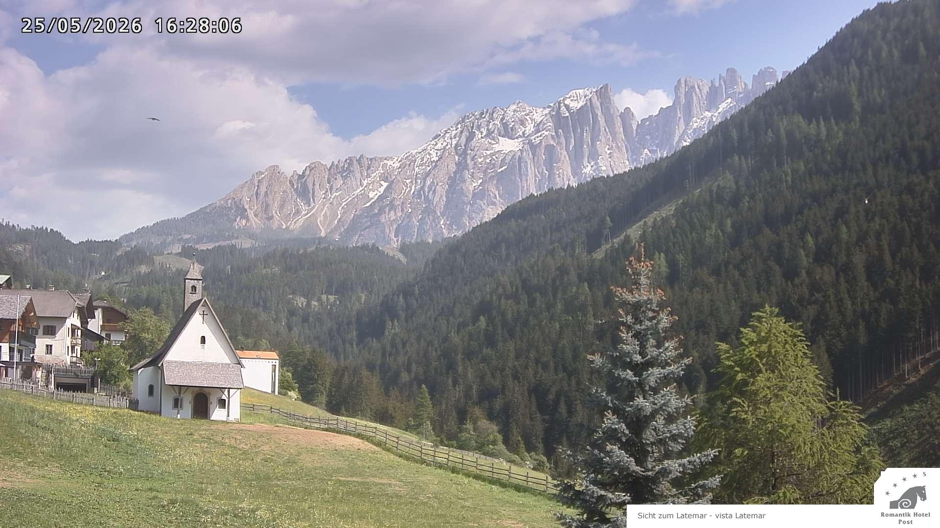 Archived image Webcam Welschnofen: Hotel Post