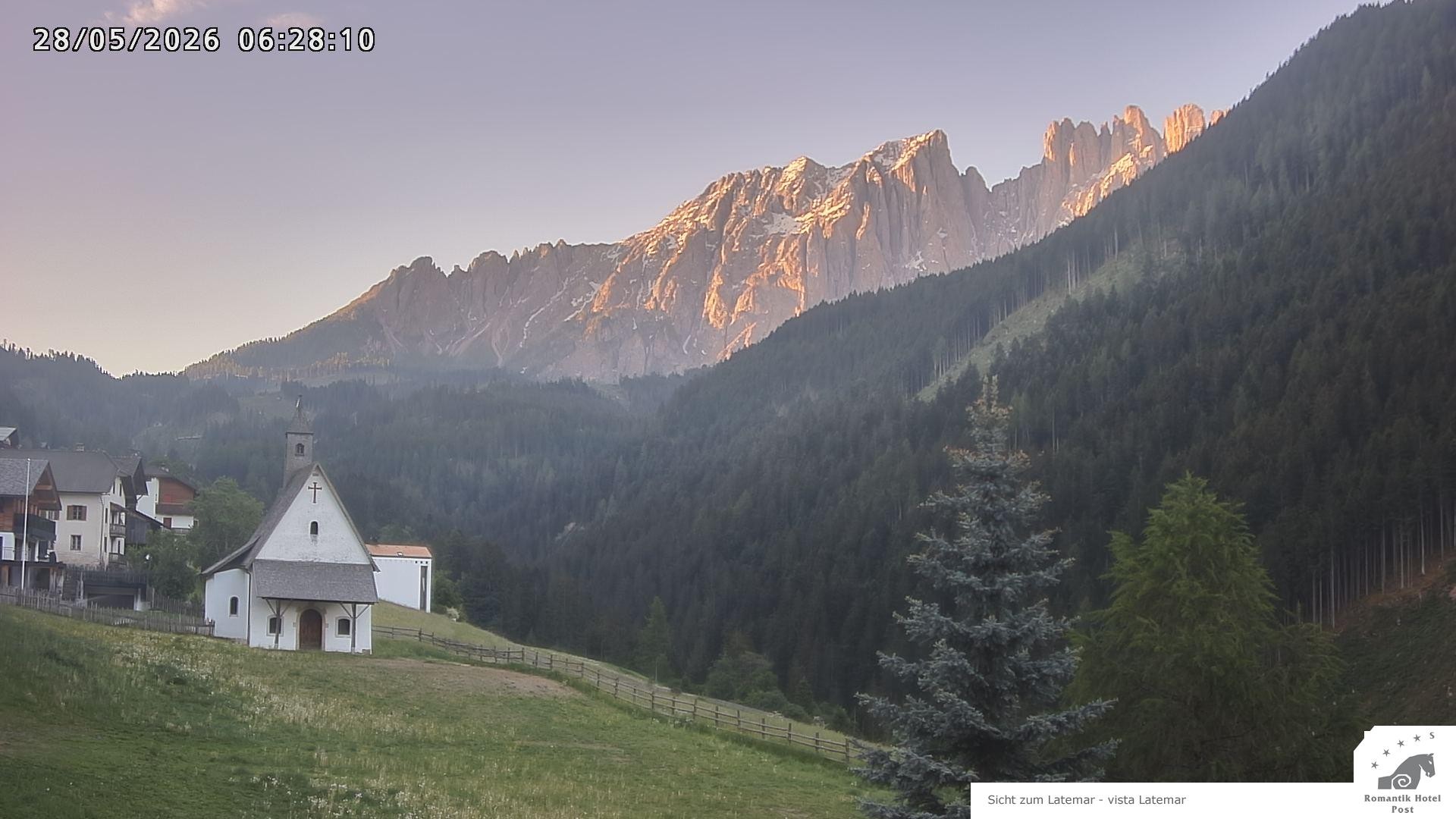Archiv Foto Webcam Welschnofen: Romantik Hotel Post