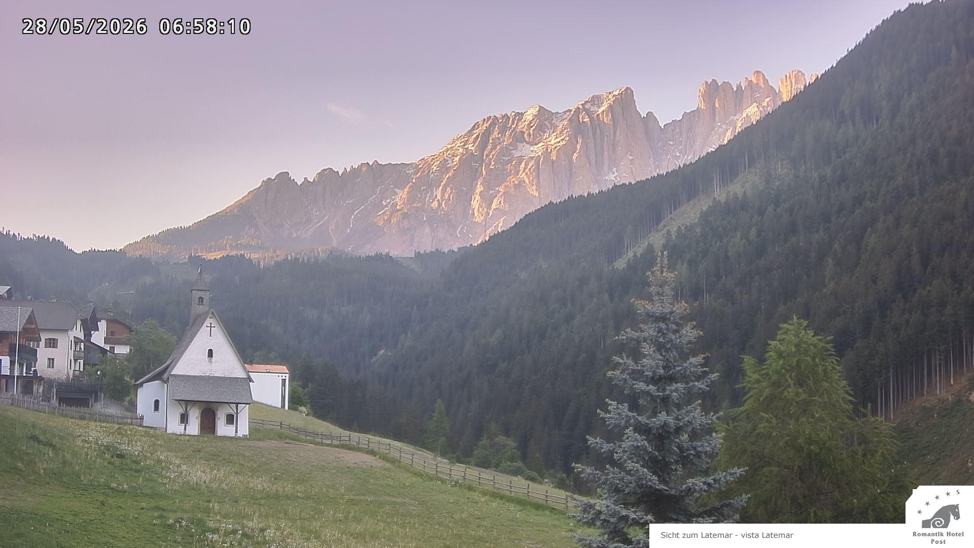 Archiv Foto Webcam Welschnofen: Romantik Hotel Post