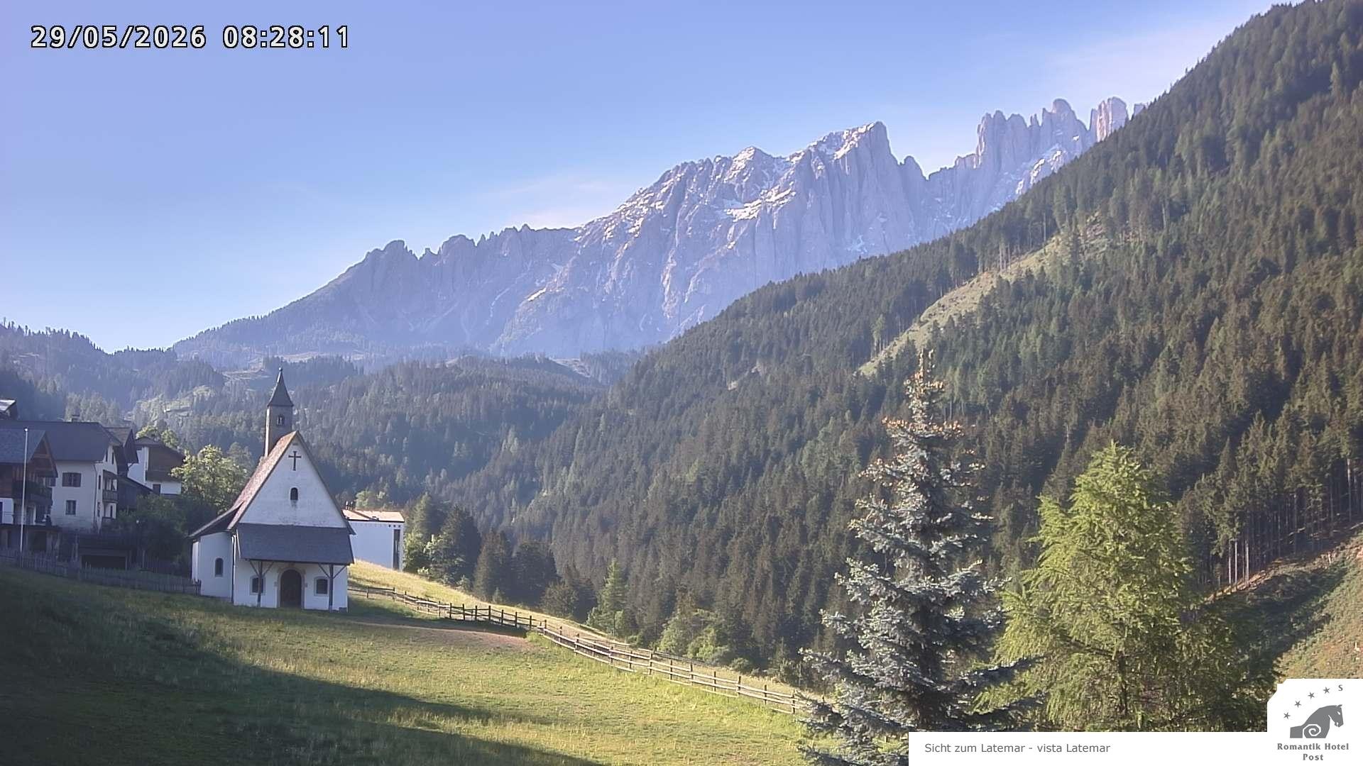 Archived image Webcam Welschnofen: Hotel Post