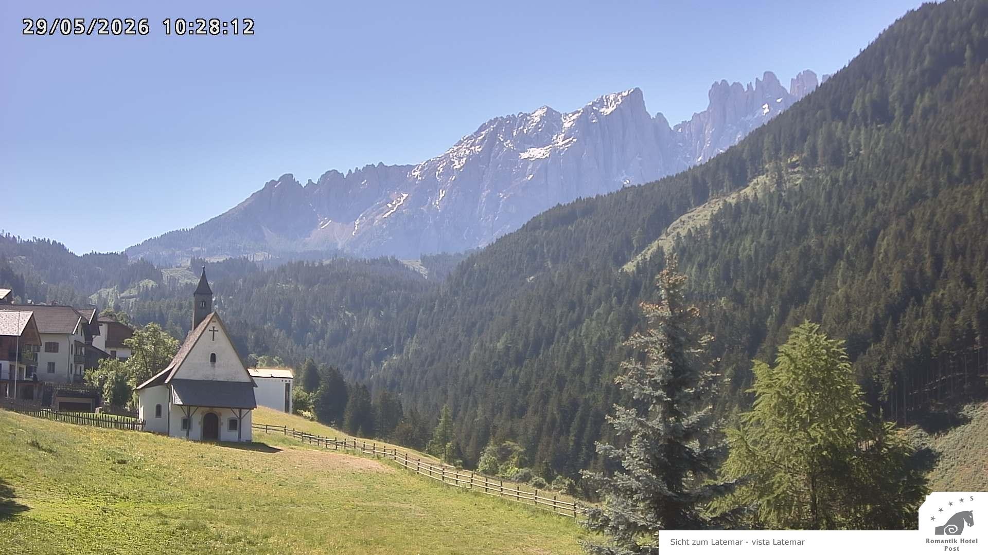 Archived image Webcam Welschnofen: Hotel Post
