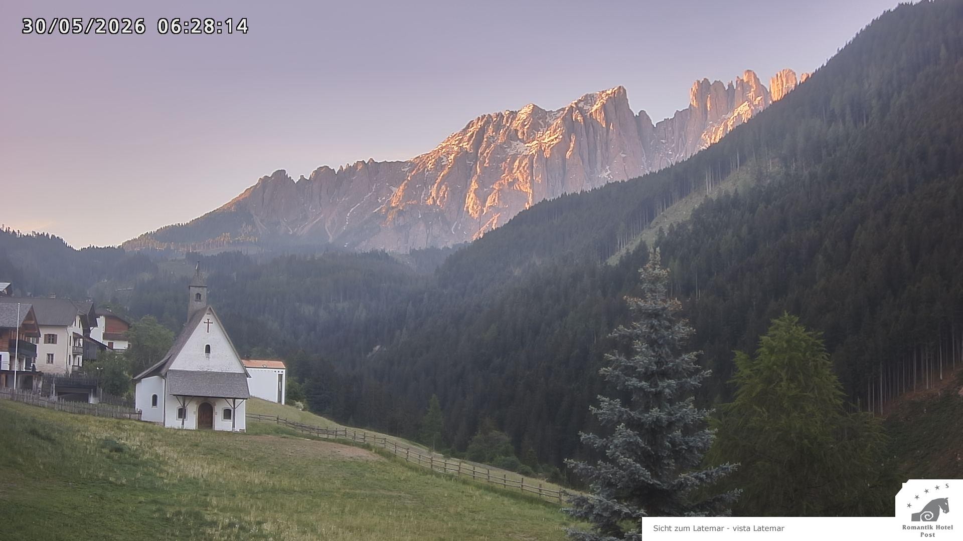 Archiv Foto Webcam Welschnofen: Romantik Hotel Post