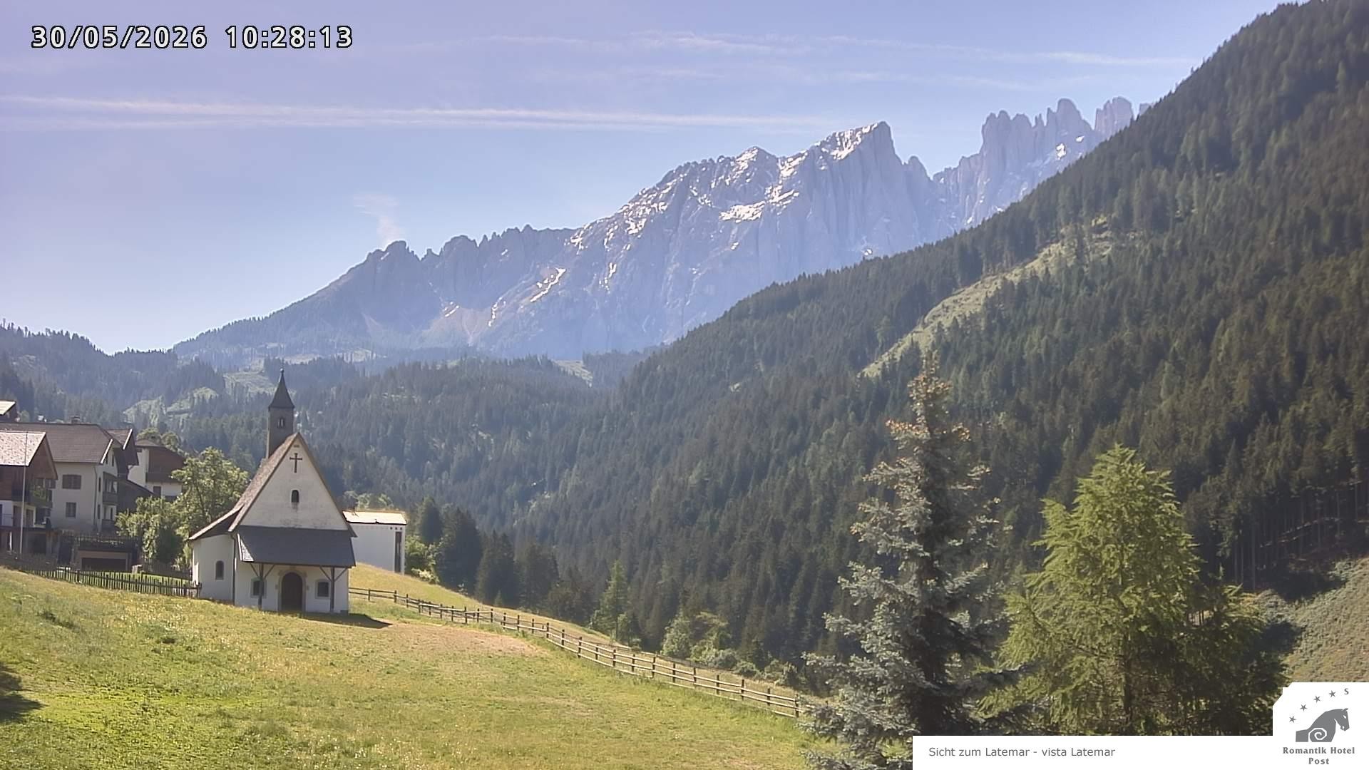 Archiv Foto Webcam Welschnofen: Romantik Hotel Post