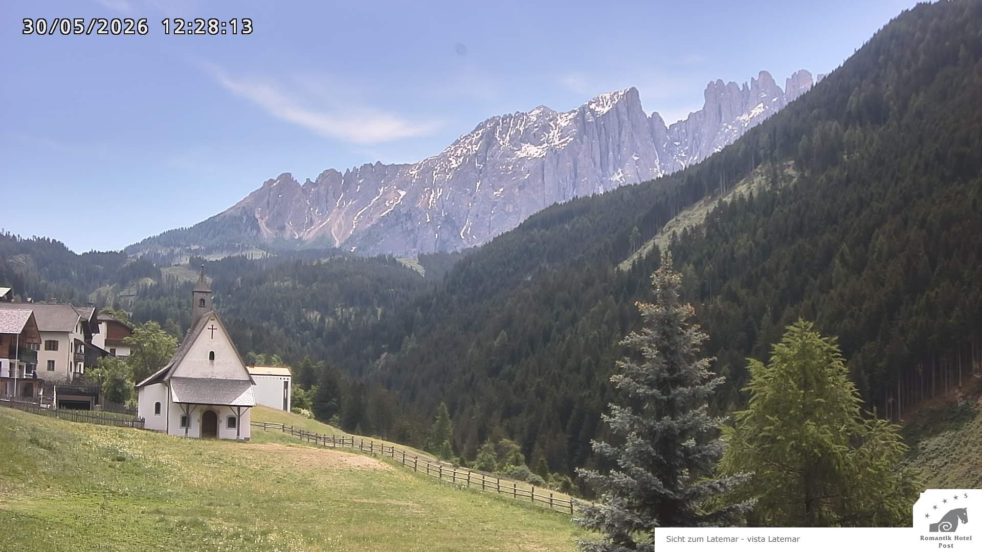 Archiv Foto Webcam Welschnofen: Romantik Hotel Post