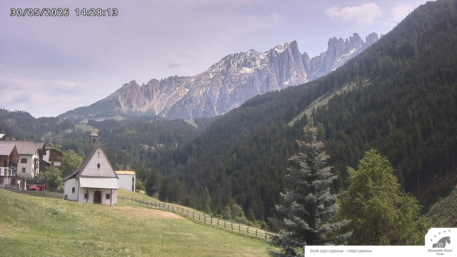 Archiv Foto Webcam Welschnofen: Romantik Hotel Post
