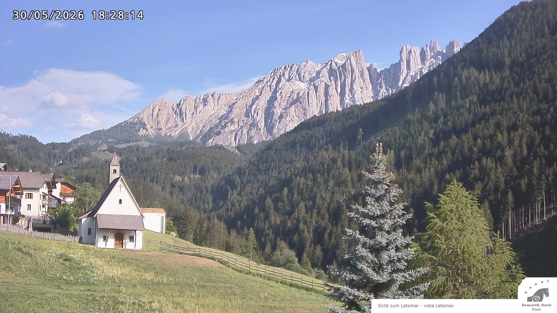 Archiv Foto Webcam Welschnofen: Romantik Hotel Post
