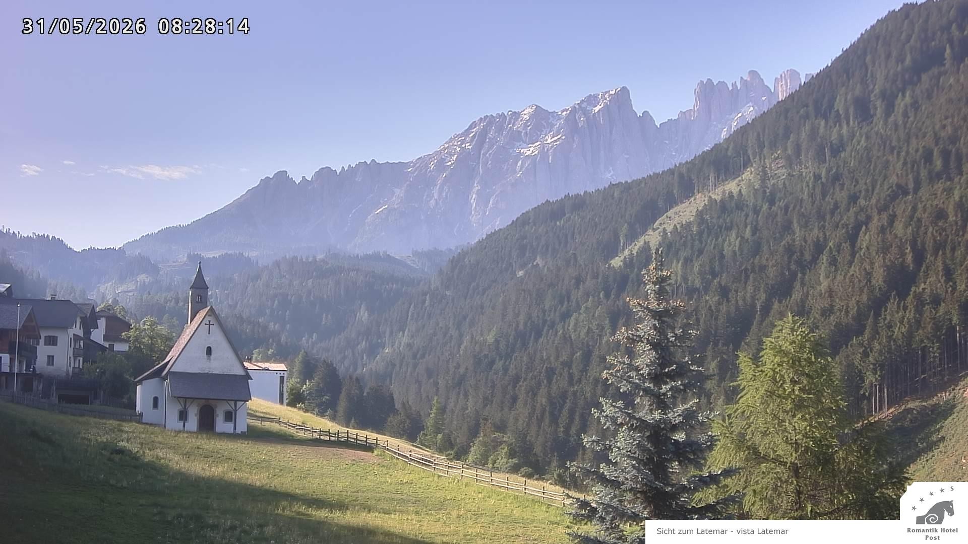 Archived image Webcam Welschnofen: Hotel Post