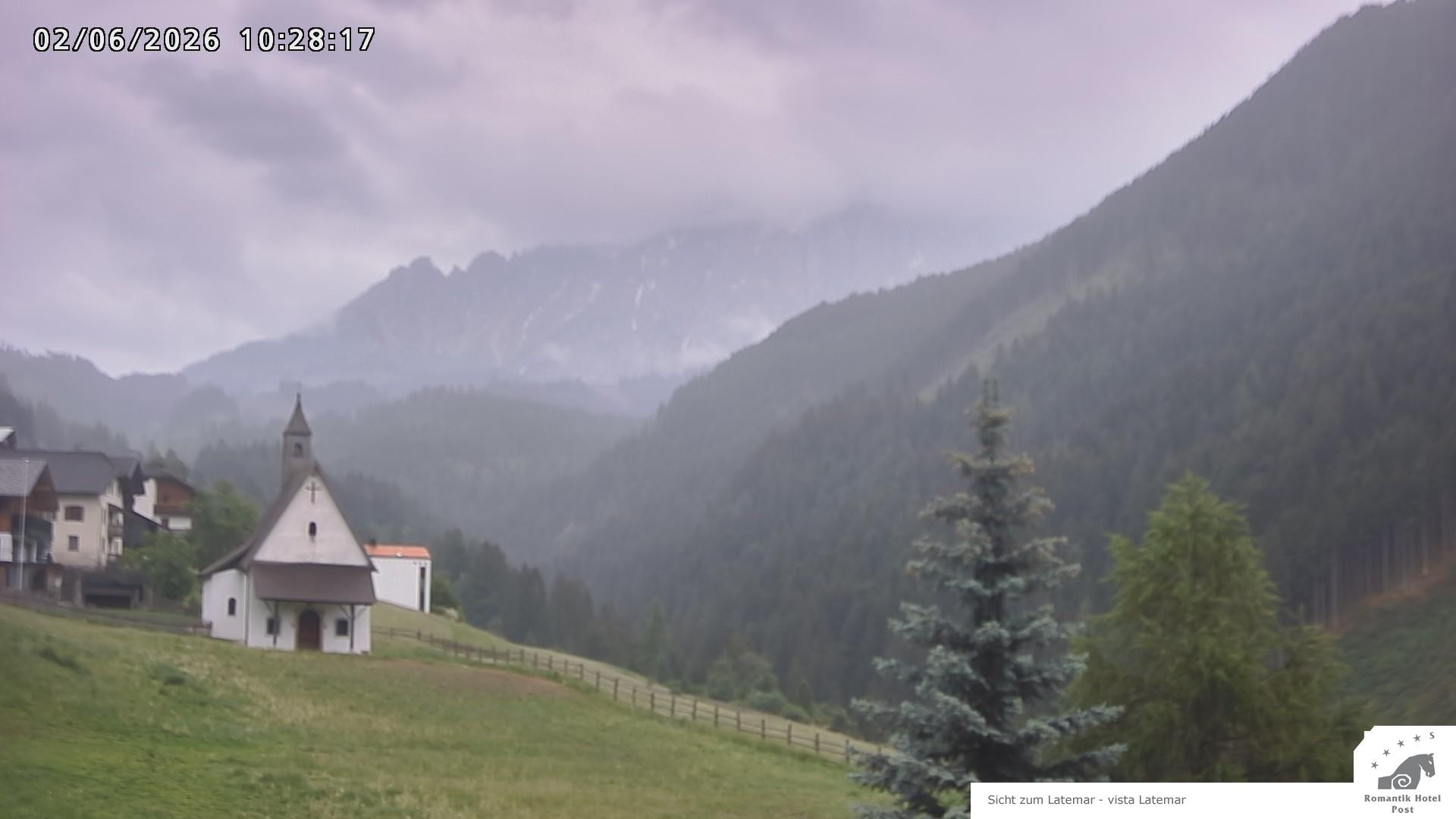 Archiv Foto Webcam Welschnofen: Romantik Hotel Post