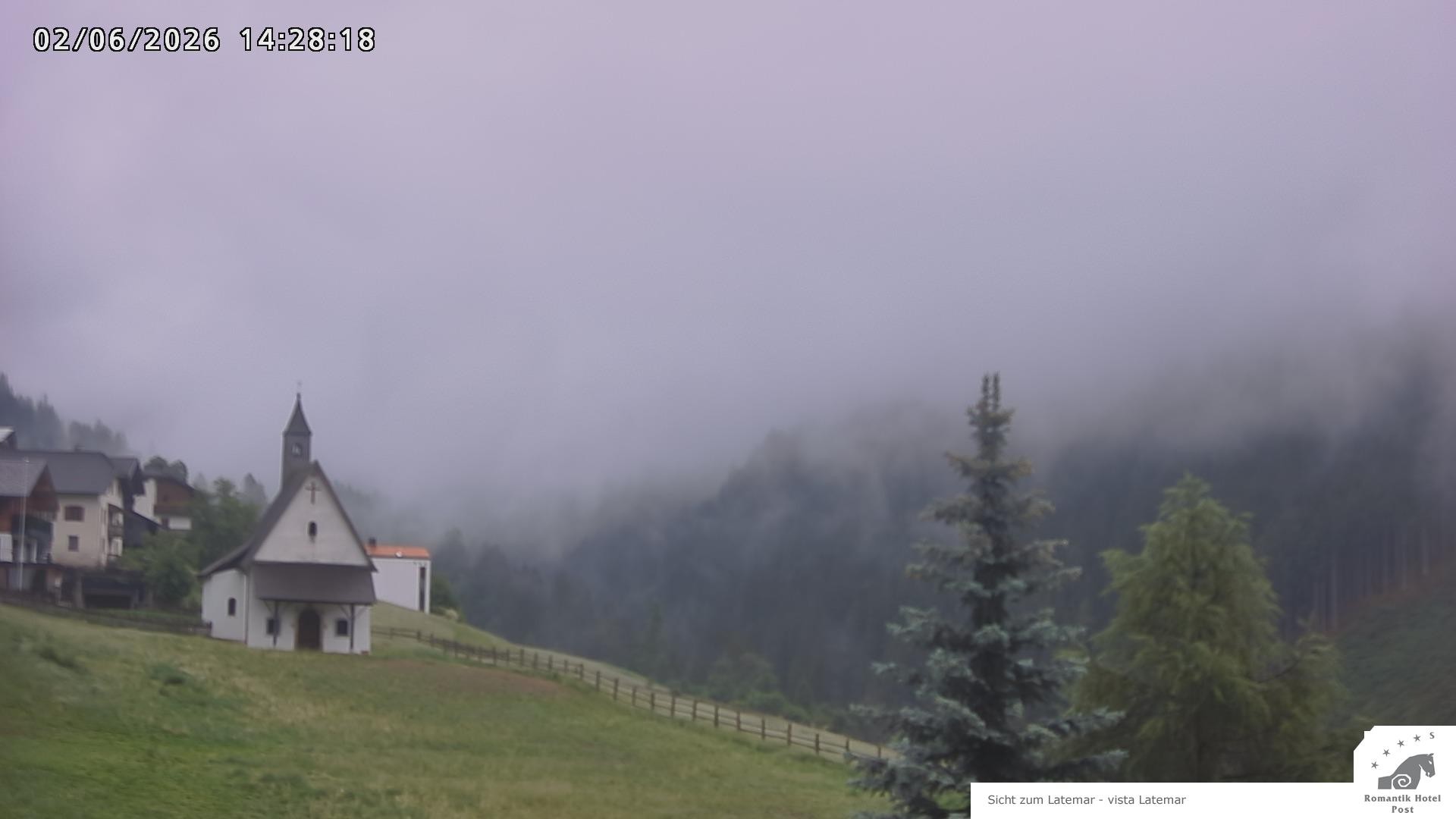 Archiv Foto Webcam Welschnofen: Romantik Hotel Post