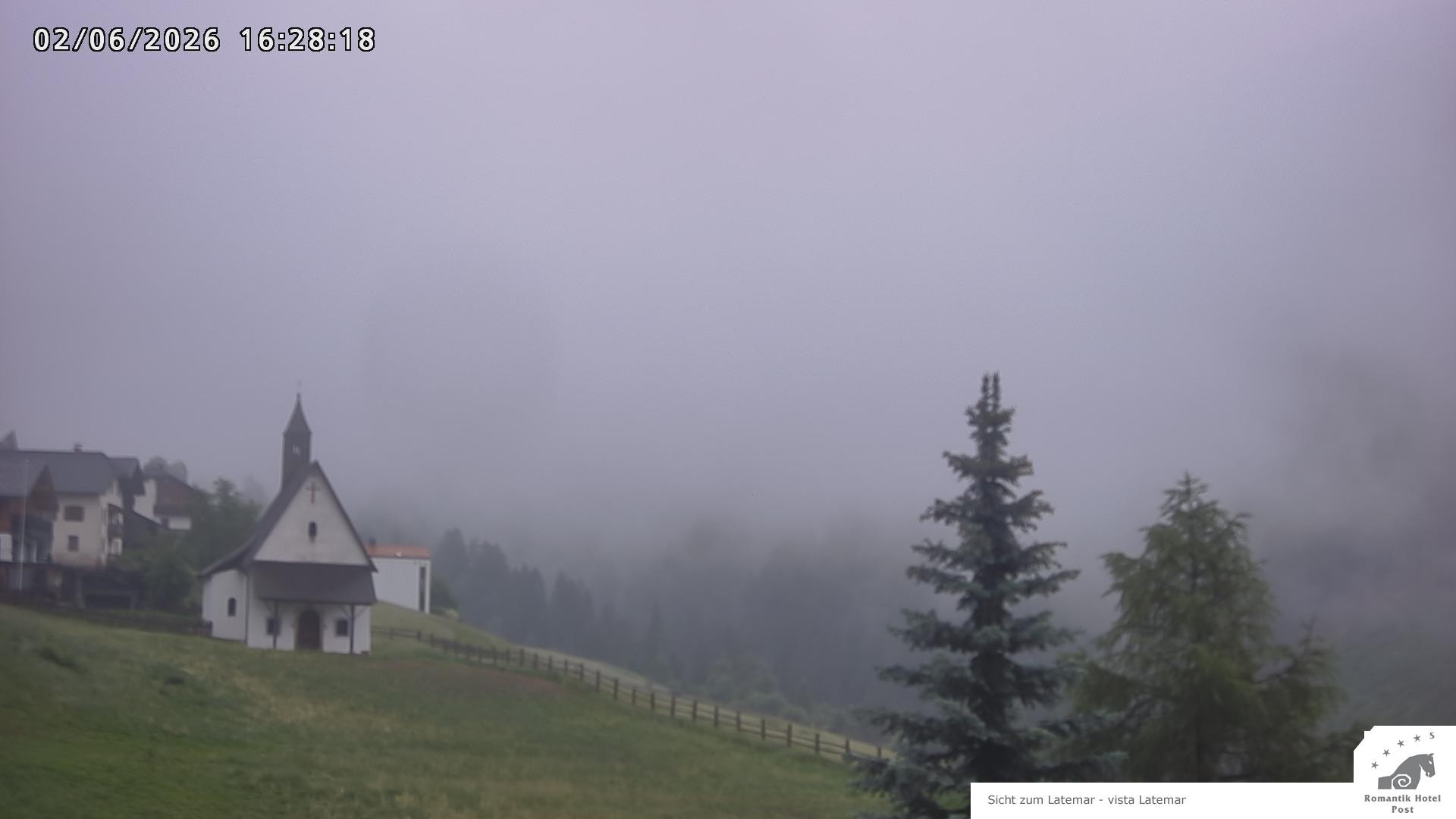 Archiv Foto Webcam Welschnofen: Romantik Hotel Post