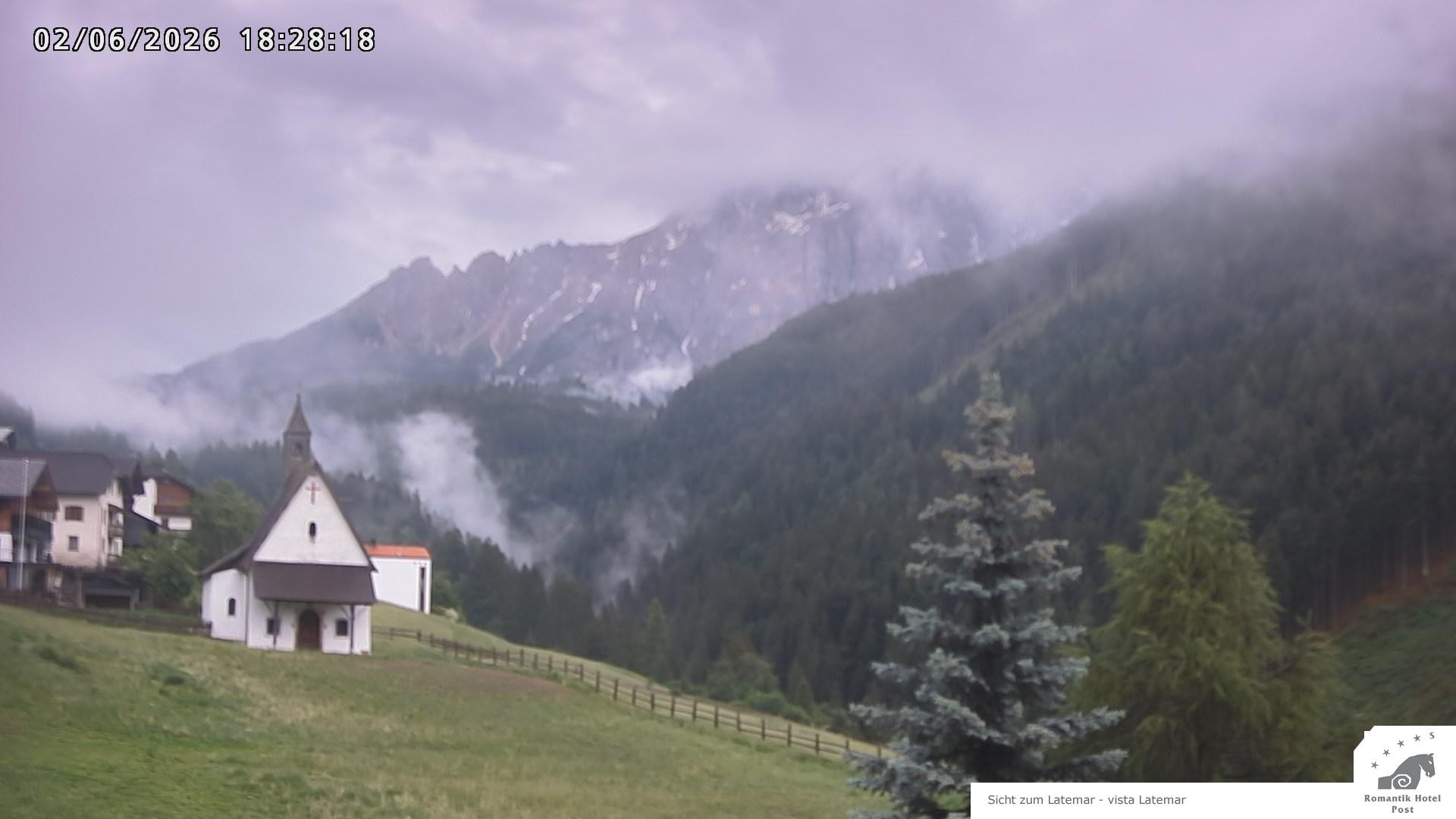 Archiv Foto Webcam Welschnofen: Romantik Hotel Post