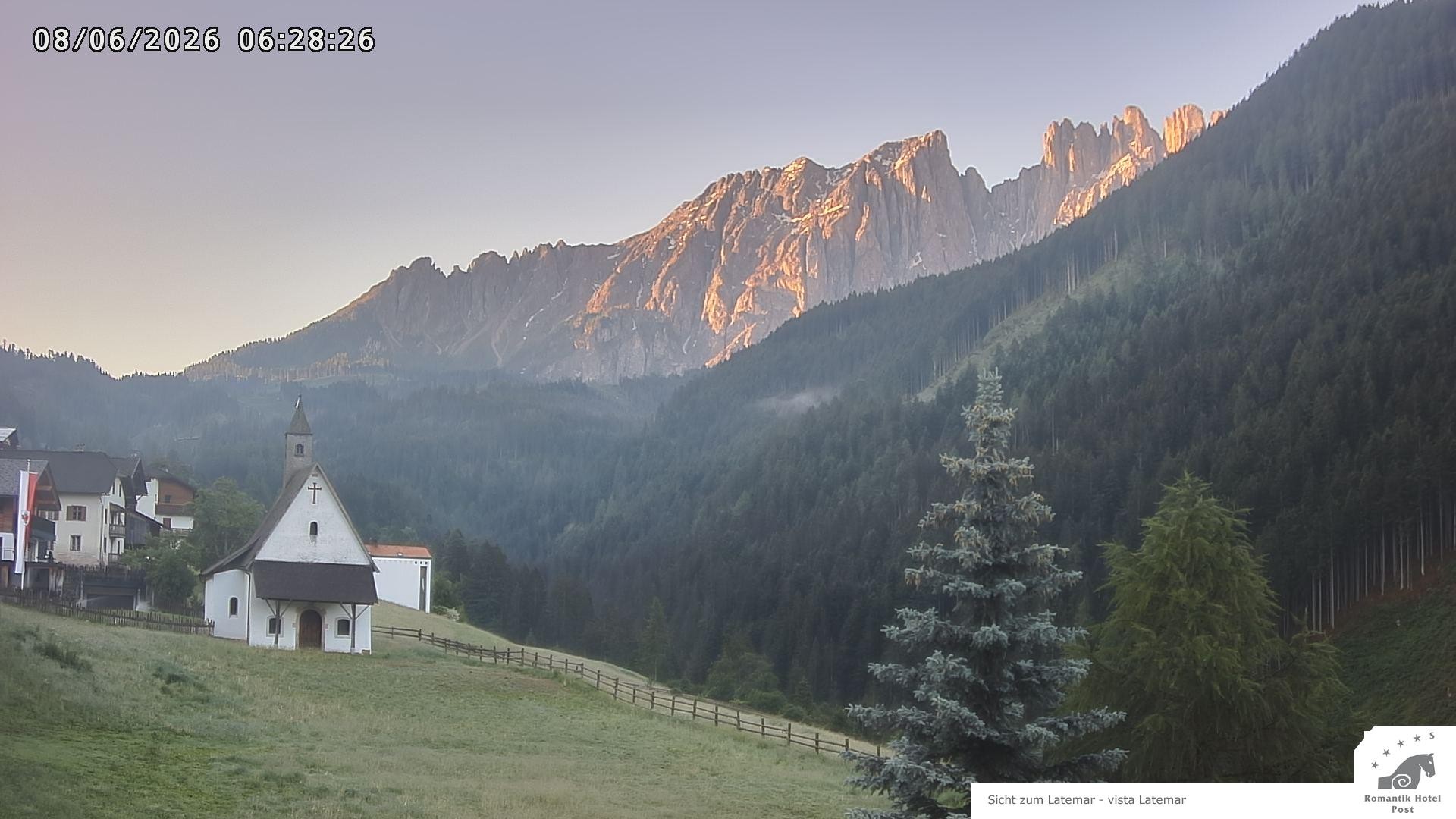 Archiv Foto Webcam Welschnofen: Romantik Hotel Post