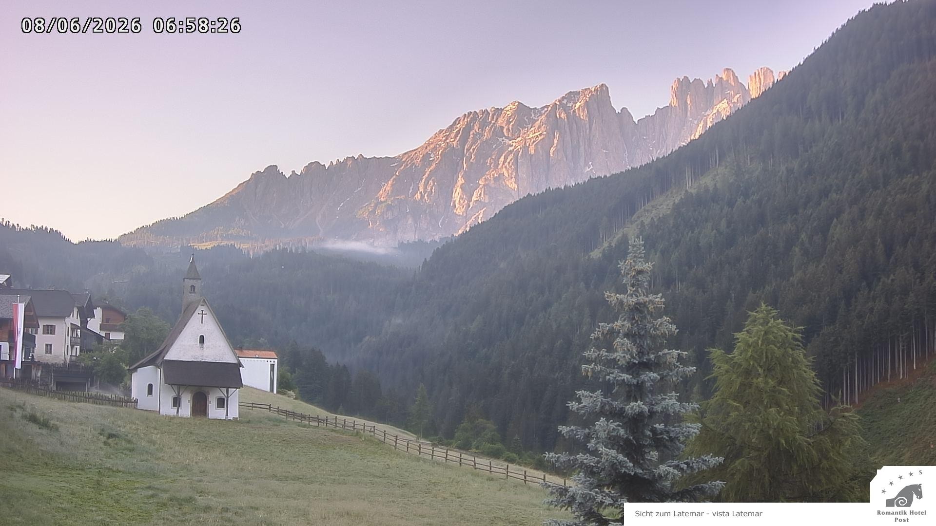 Archiv Foto Webcam Welschnofen: Romantik Hotel Post