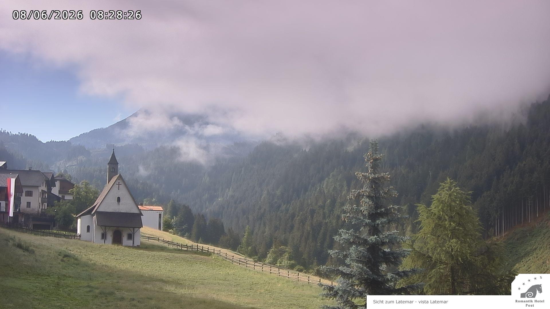 Archiv Foto Webcam Welschnofen: Romantik Hotel Post
