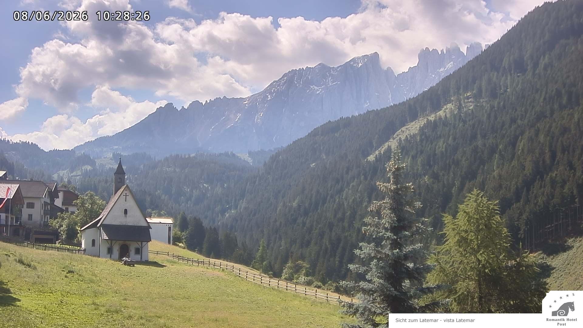 Archiv Foto Webcam Welschnofen: Romantik Hotel Post