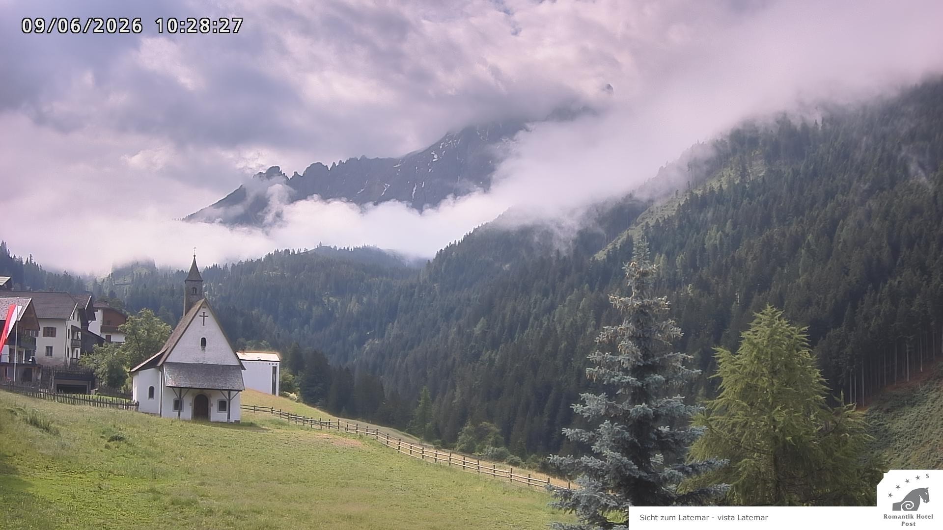 Archiv Foto Webcam Welschnofen: Romantik Hotel Post