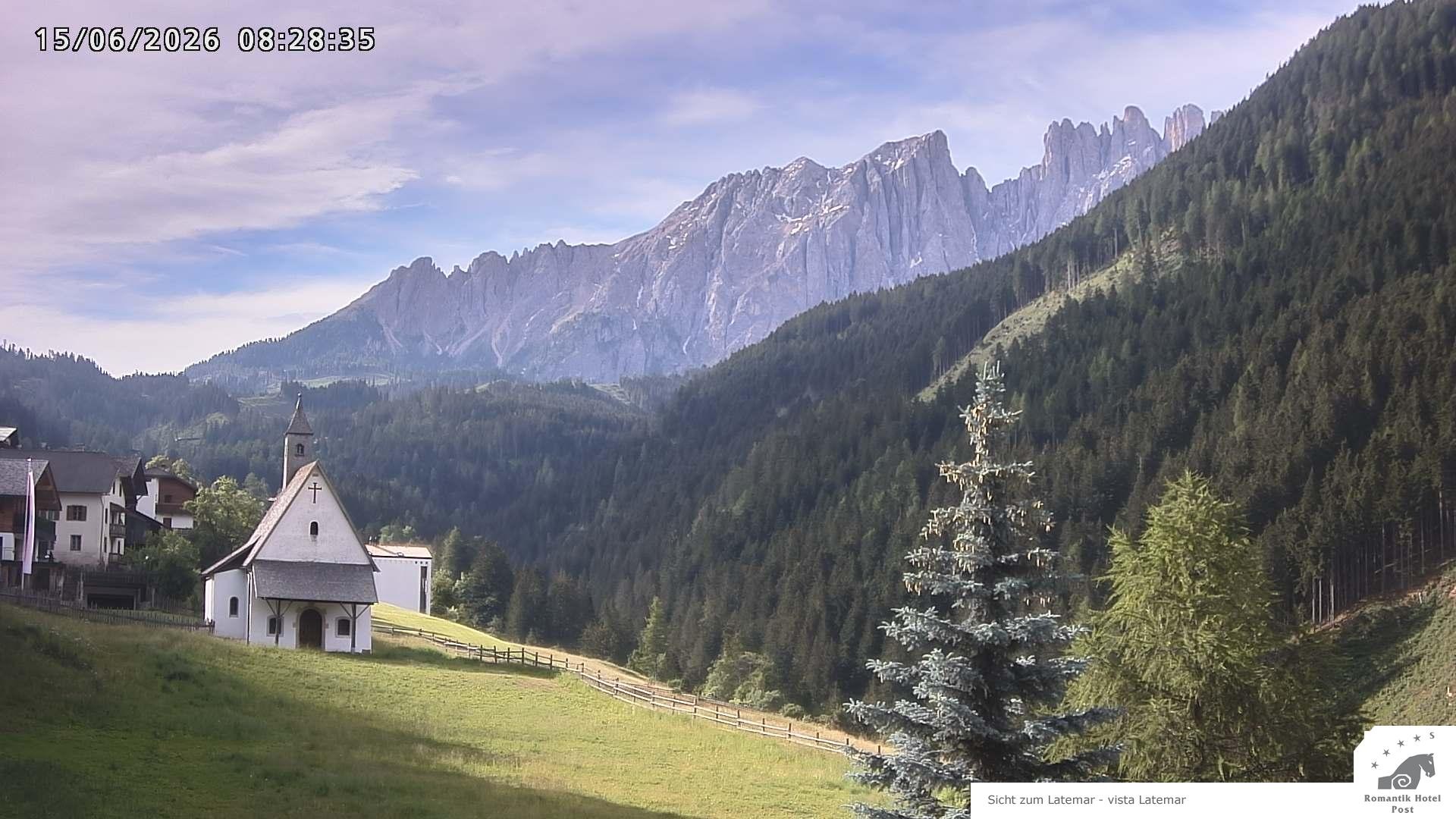 Archived image Webcam Welschnofen: Hotel Post