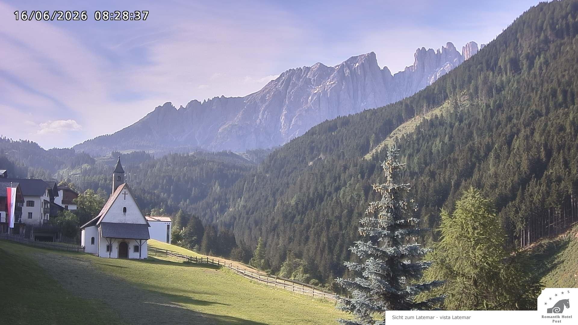 Archived image Webcam Welschnofen: Hotel Post