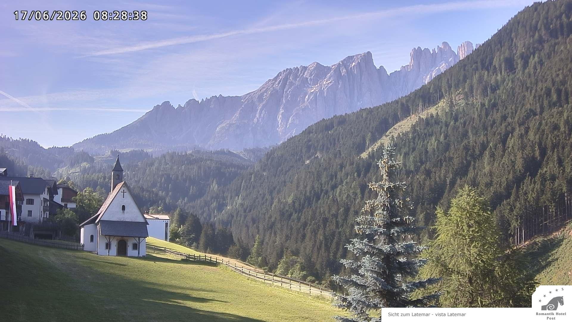 Archived image Webcam Welschnofen: Hotel Post