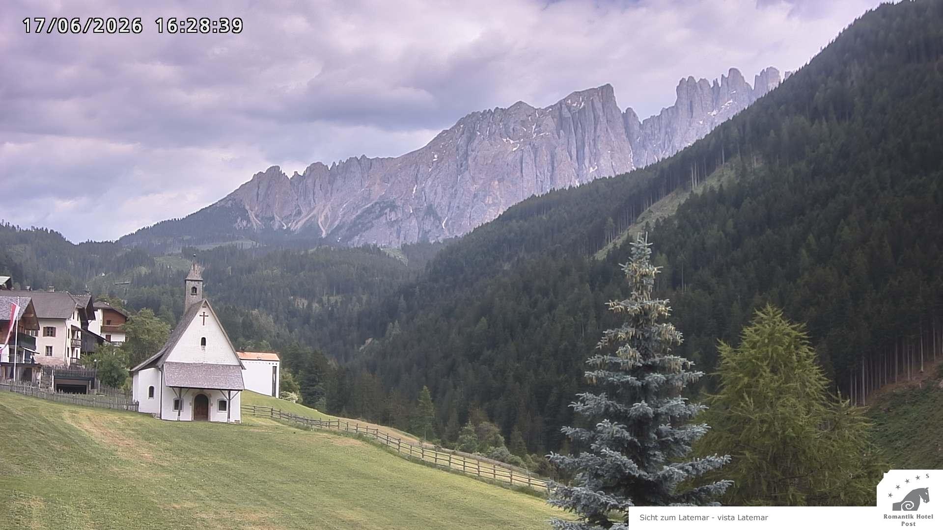 Archiv Foto Webcam Welschnofen: Romantik Hotel Post
