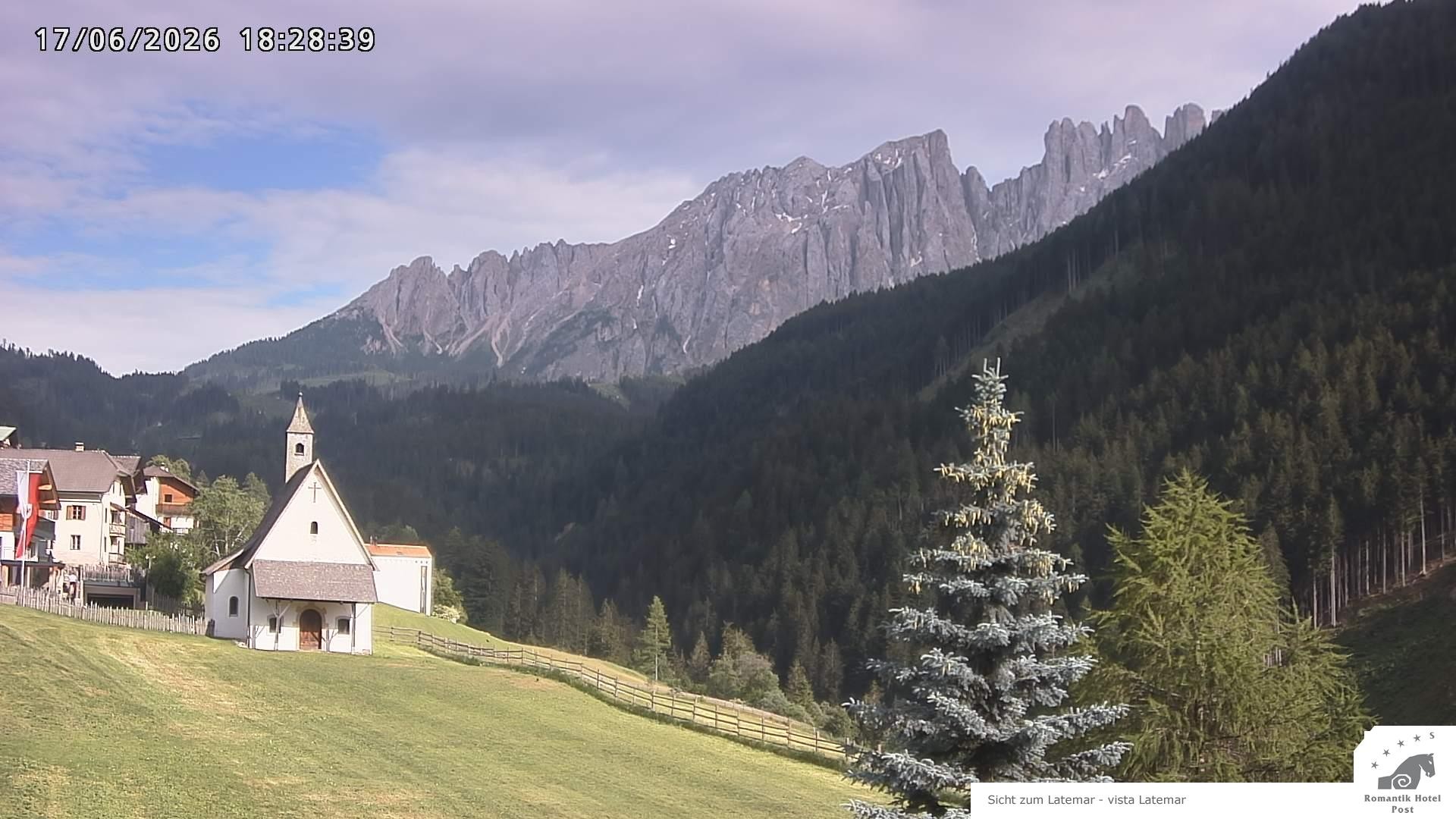 Archiv Foto Webcam Welschnofen: Romantik Hotel Post