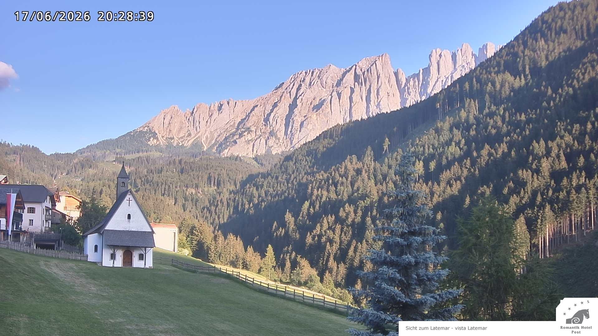 Archiv Foto Webcam Welschnofen: Romantik Hotel Post