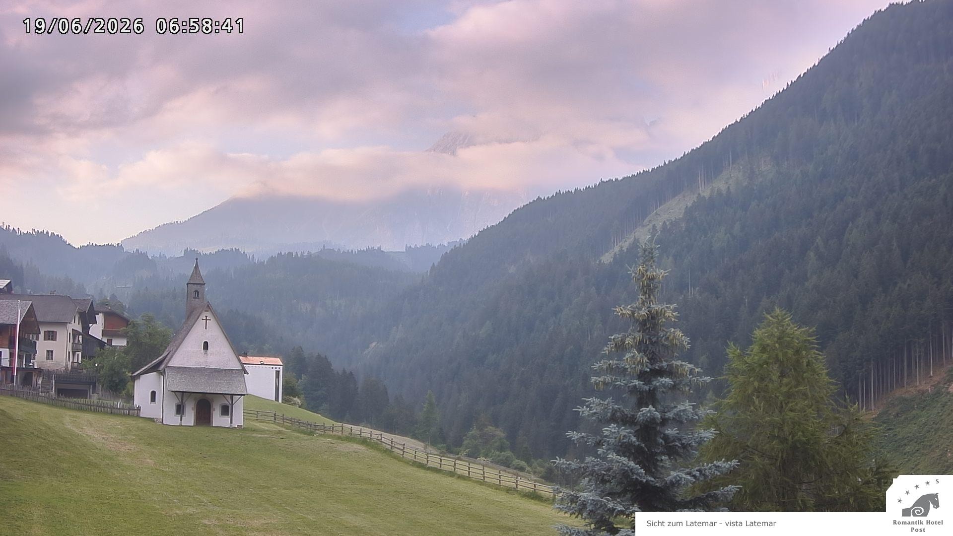 Archived image Webcam Welschnofen: Hotel Post