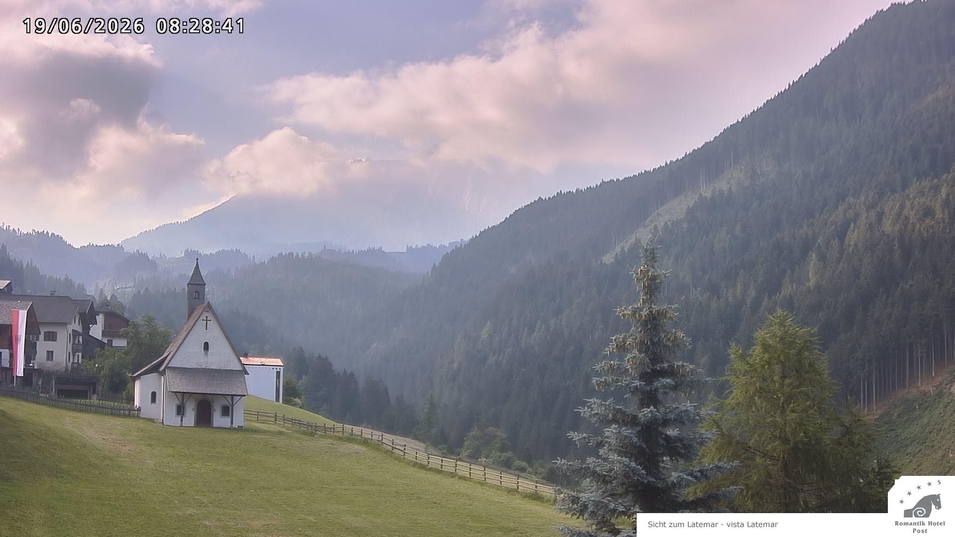 Archiv Foto Webcam Welschnofen: Romantik Hotel Post