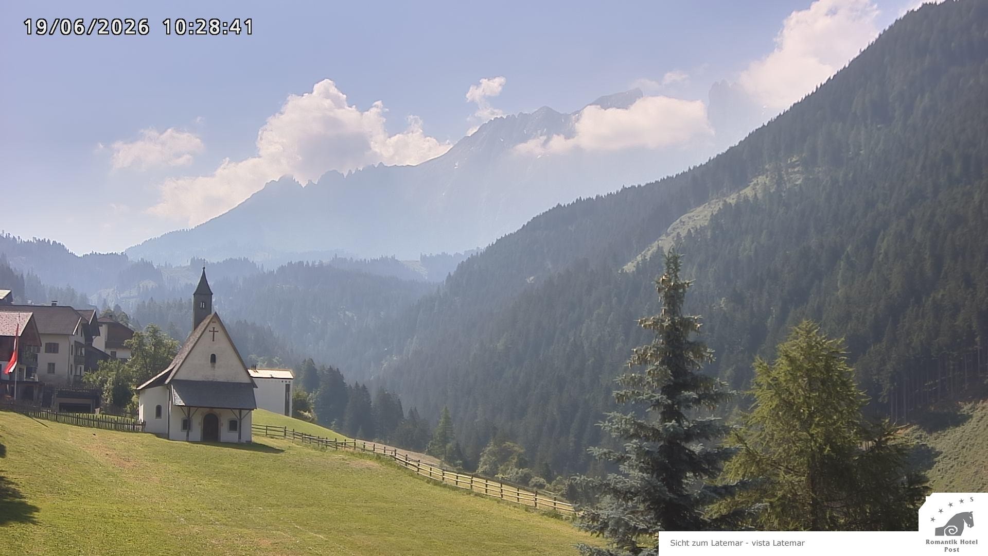 Archiv Foto Webcam Welschnofen: Romantik Hotel Post