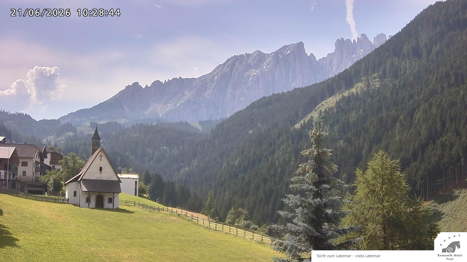 Archiv Foto Webcam Welschnofen: Romantik Hotel Post
