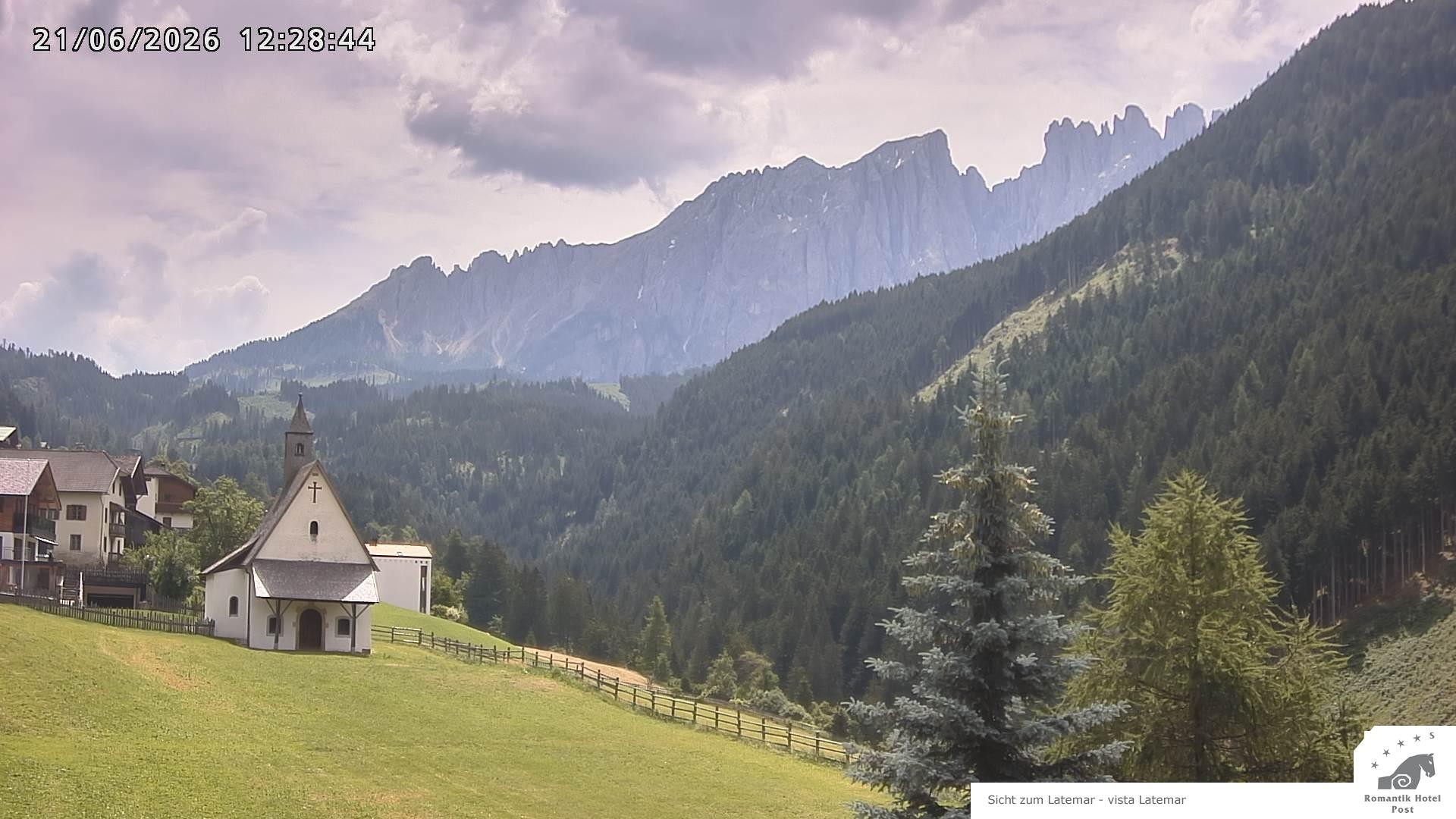 Archiv Foto Webcam Welschnofen: Romantik Hotel Post