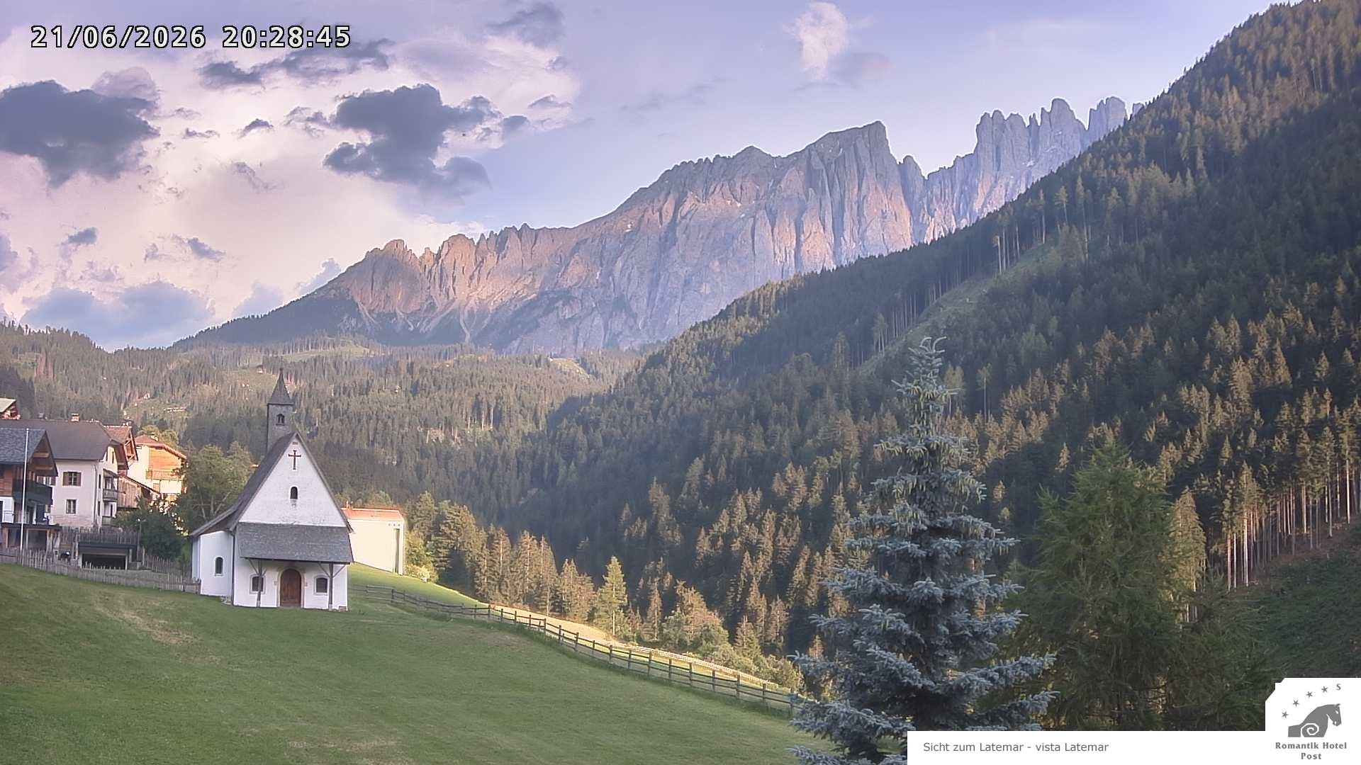 Archiv Foto Webcam Welschnofen: Romantik Hotel Post