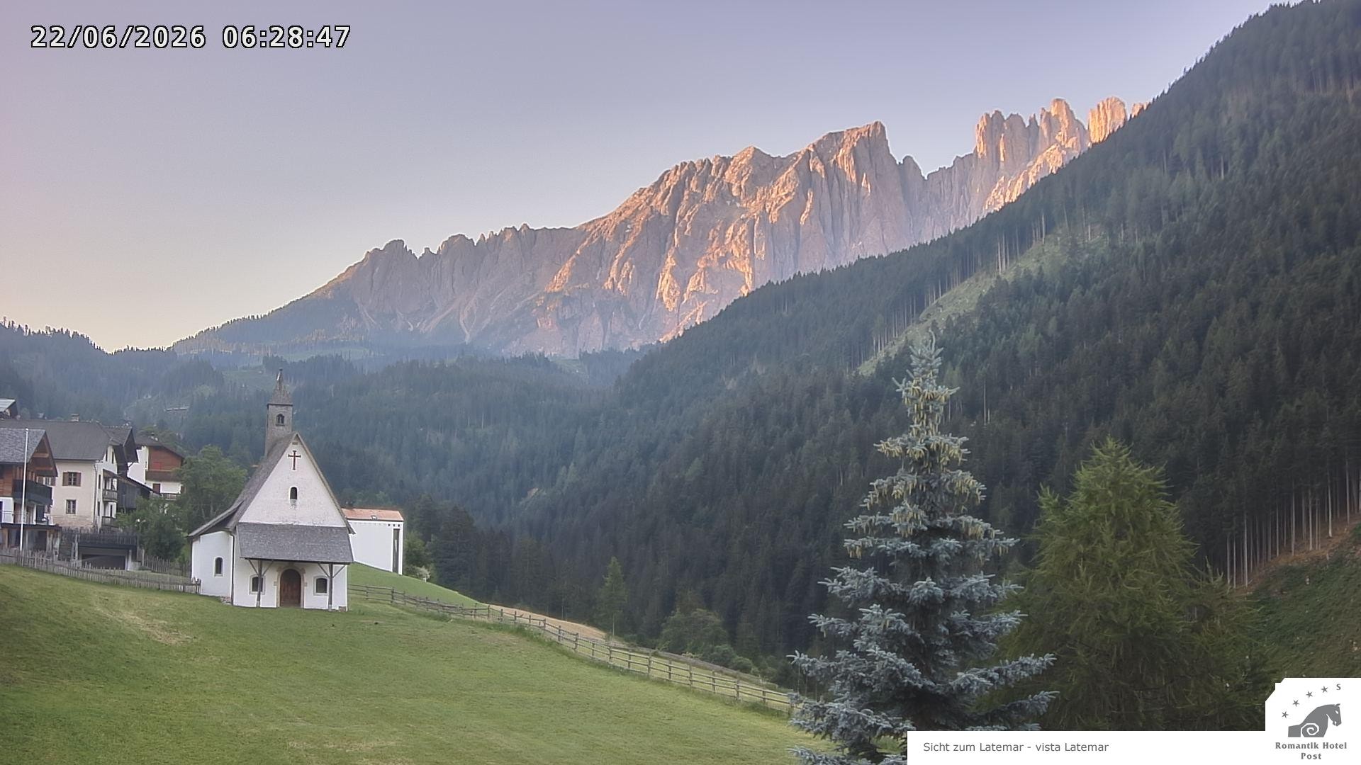Archived image Webcam Welschnofen: Hotel Post