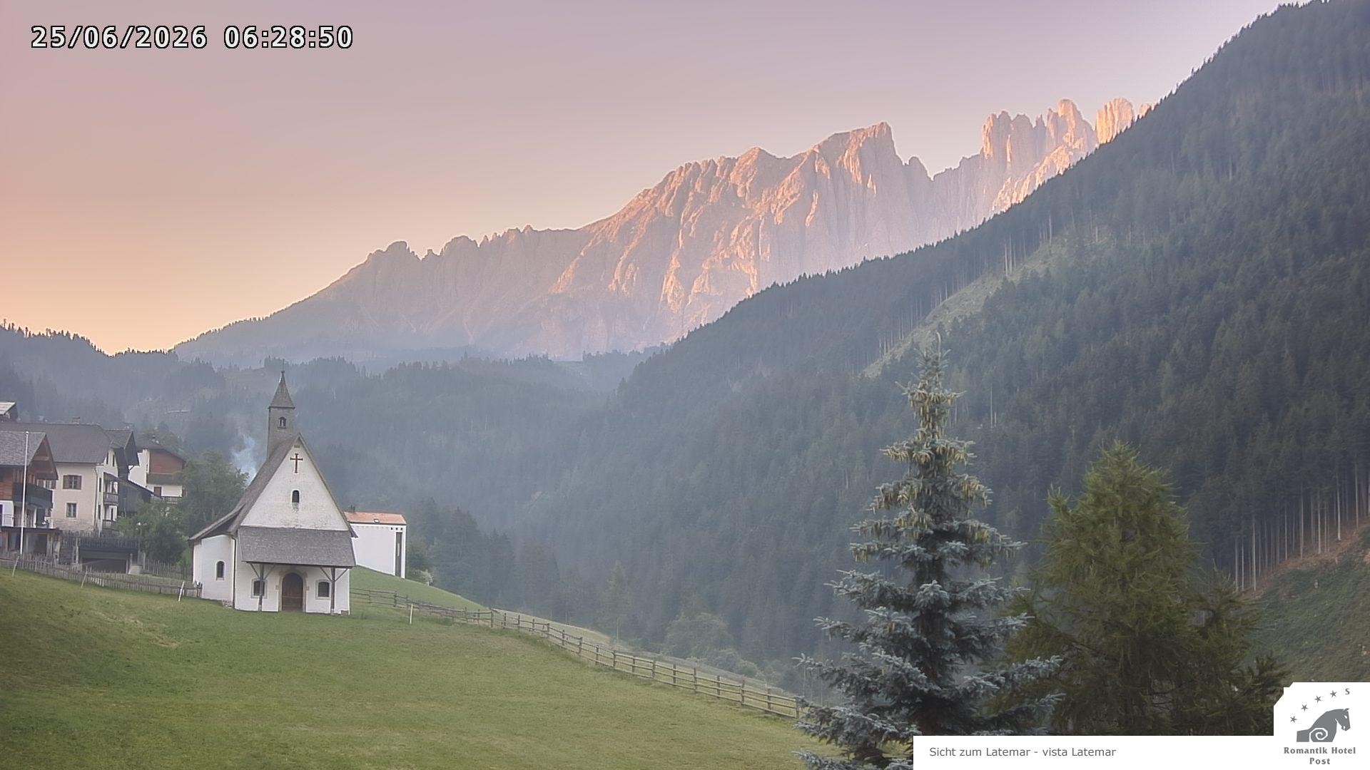 Archived image Webcam Welschnofen: Hotel Post