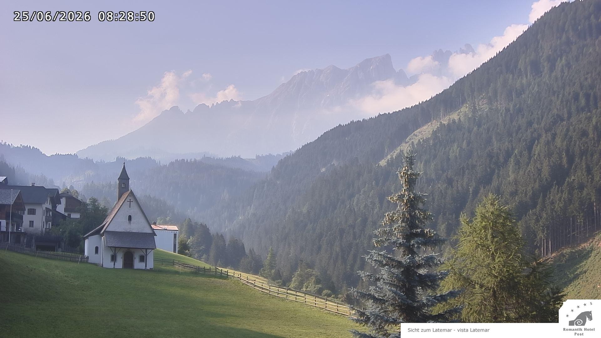 Archived image Webcam Welschnofen: Hotel Post