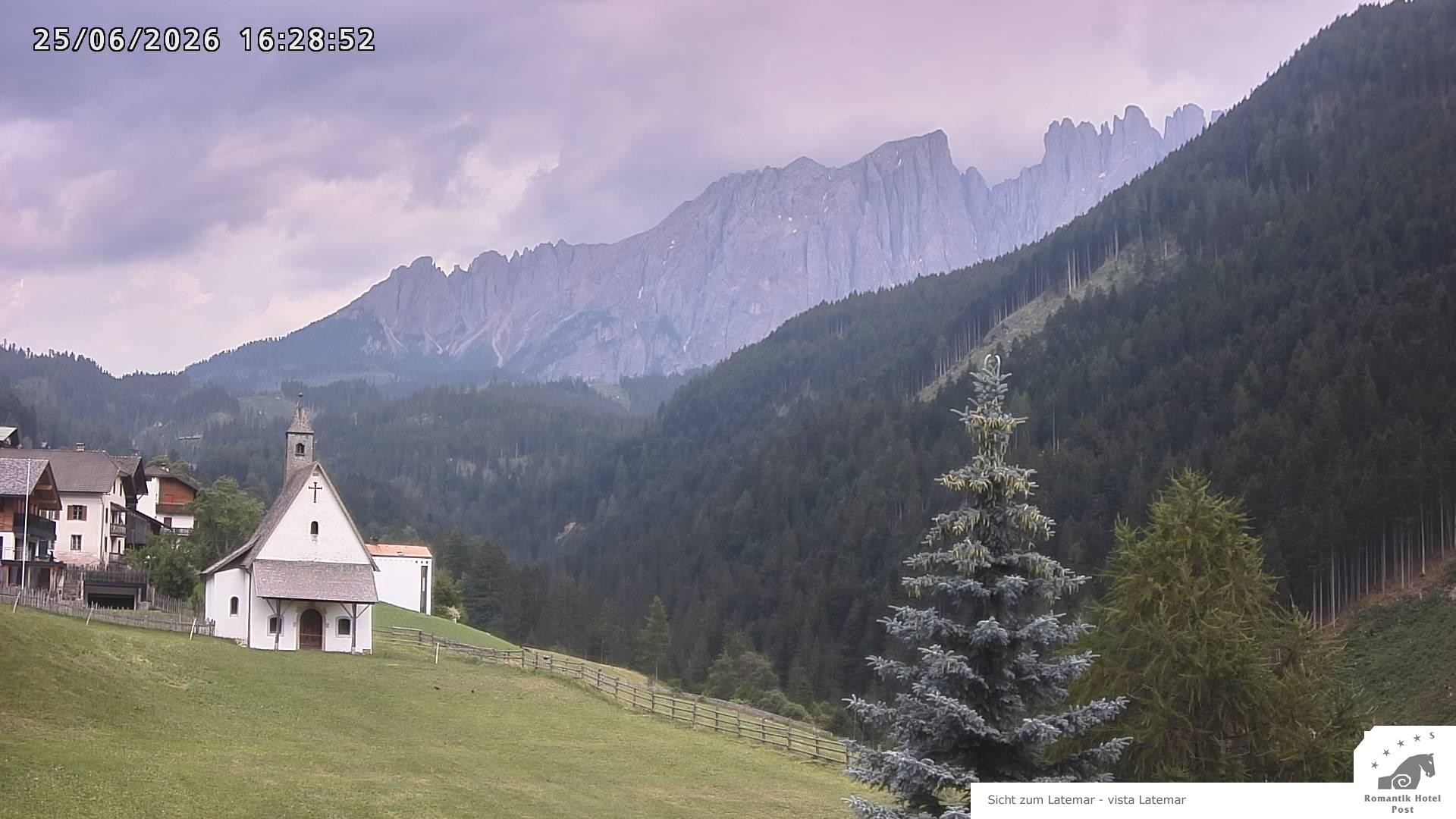 Archiv Foto Webcam Welschnofen: Romantik Hotel Post