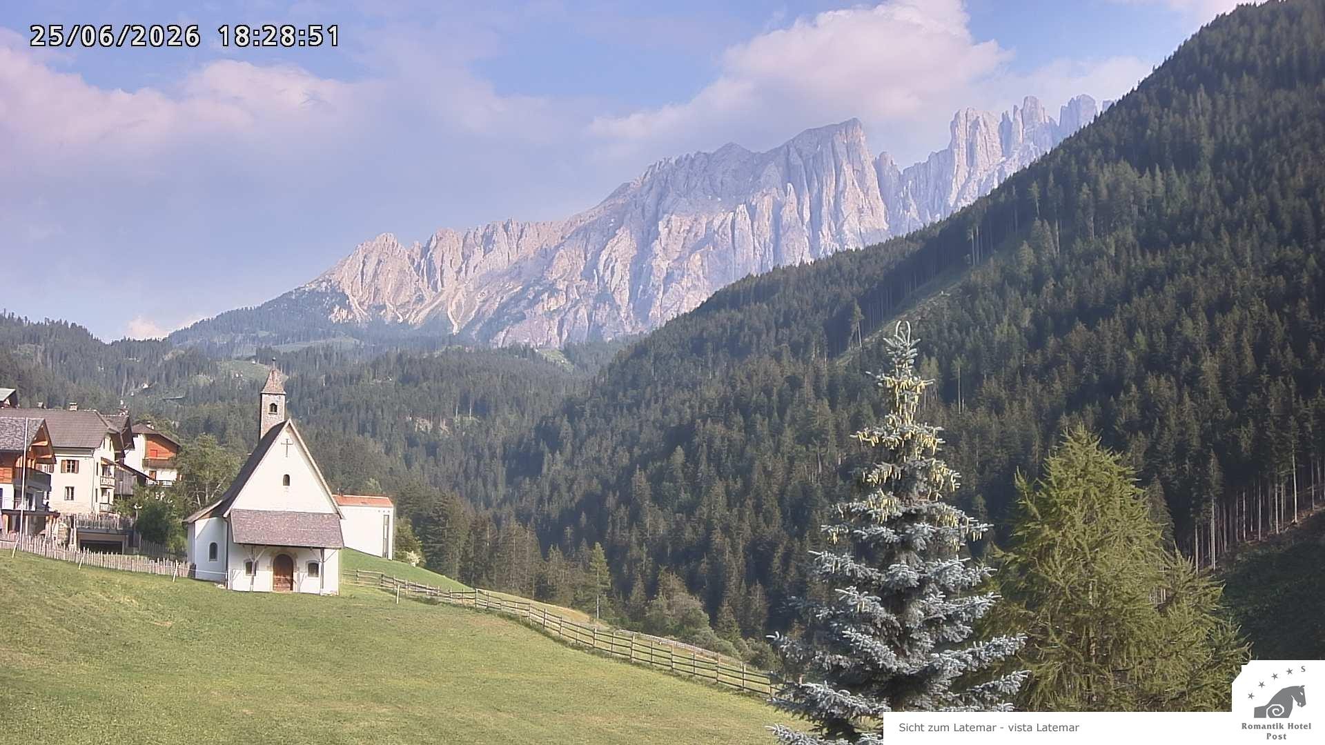 Archived image Webcam Welschnofen: Hotel Post