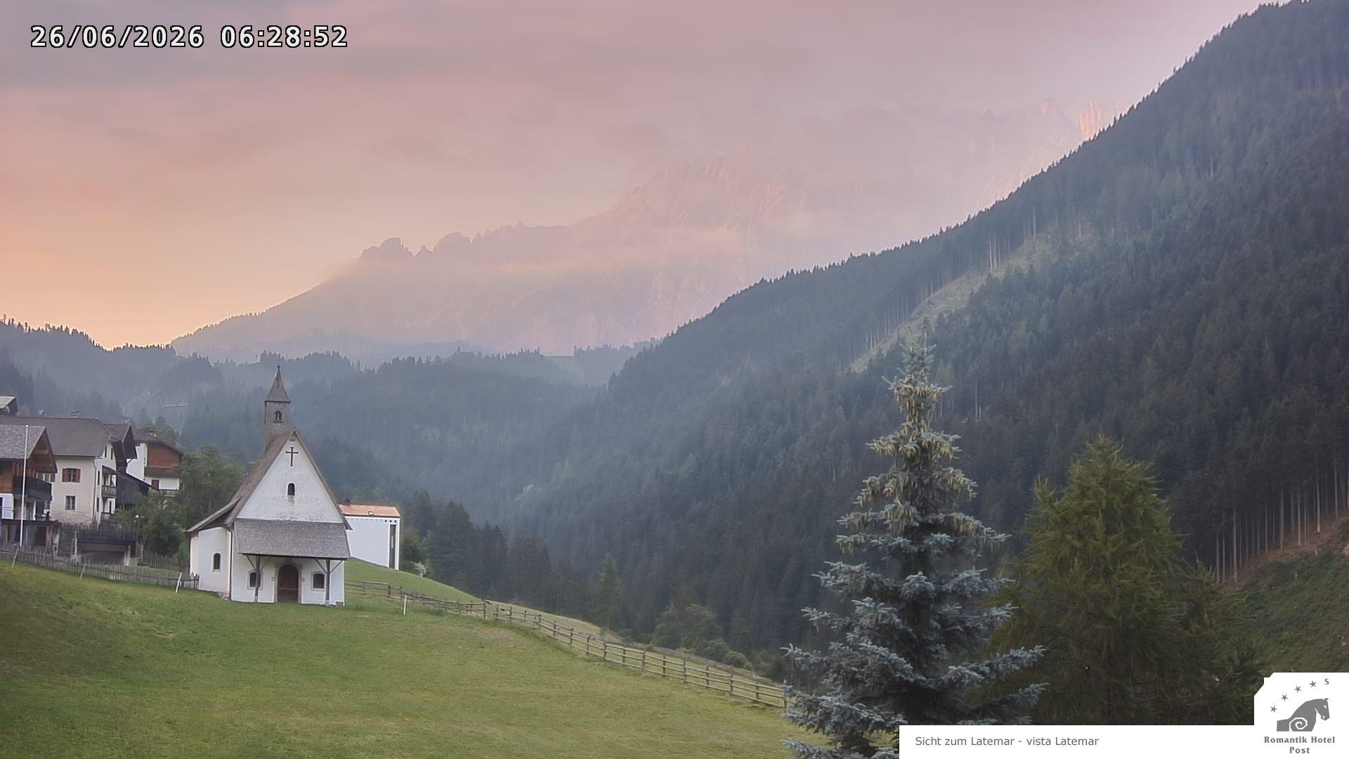 Archiv Foto Webcam Welschnofen: Romantik Hotel Post