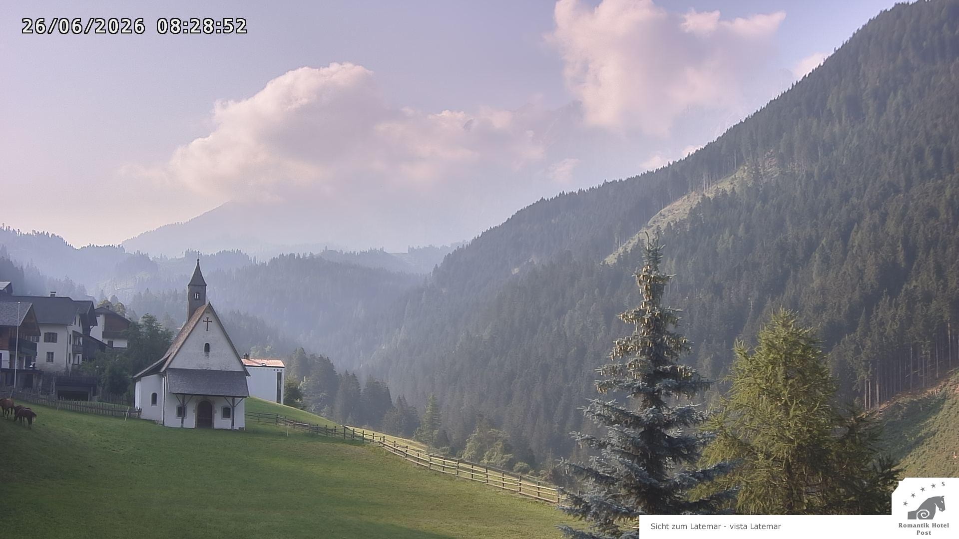 Archiv Foto Webcam Welschnofen: Romantik Hotel Post