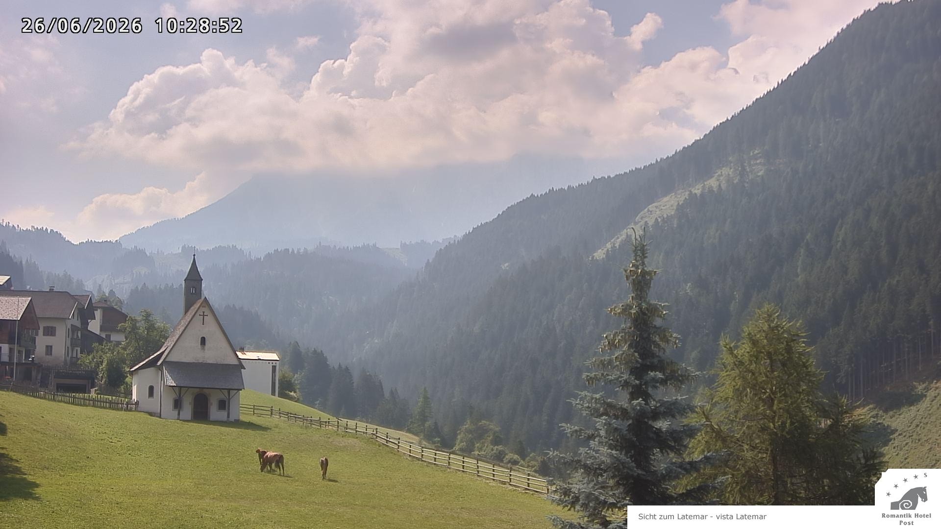 Archiv Foto Webcam Welschnofen: Romantik Hotel Post