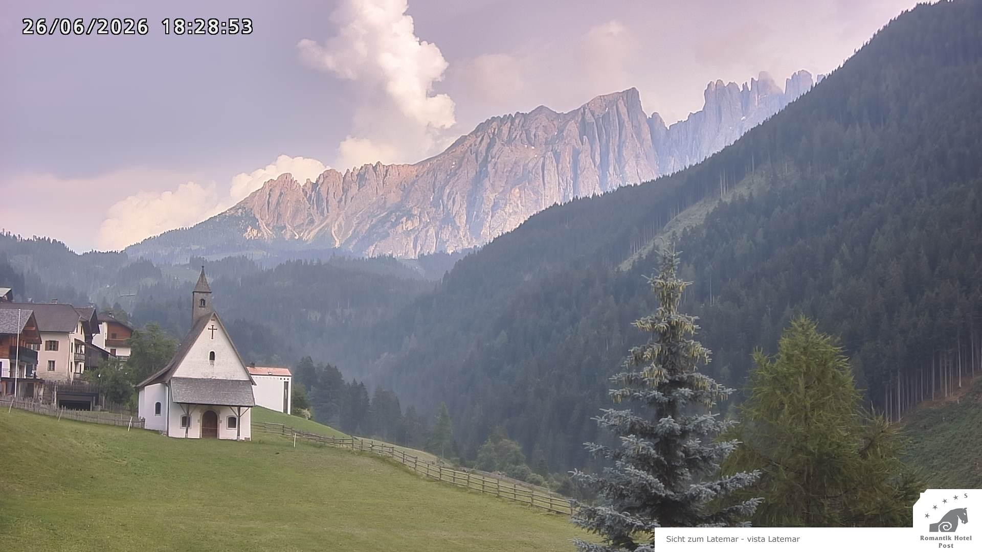 Archiv Foto Webcam Welschnofen: Romantik Hotel Post