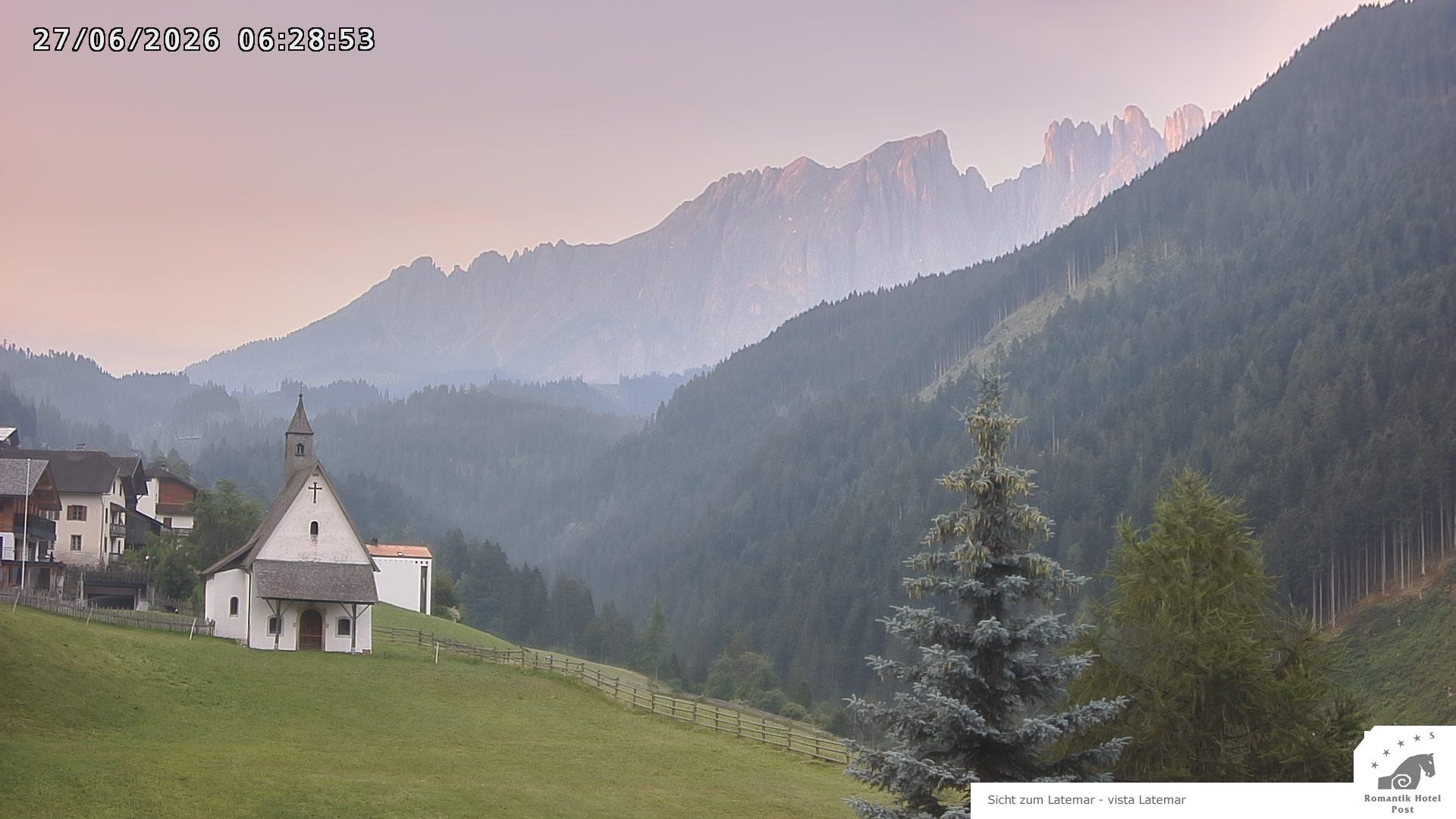 Archiv Foto Webcam Welschnofen: Romantik Hotel Post
