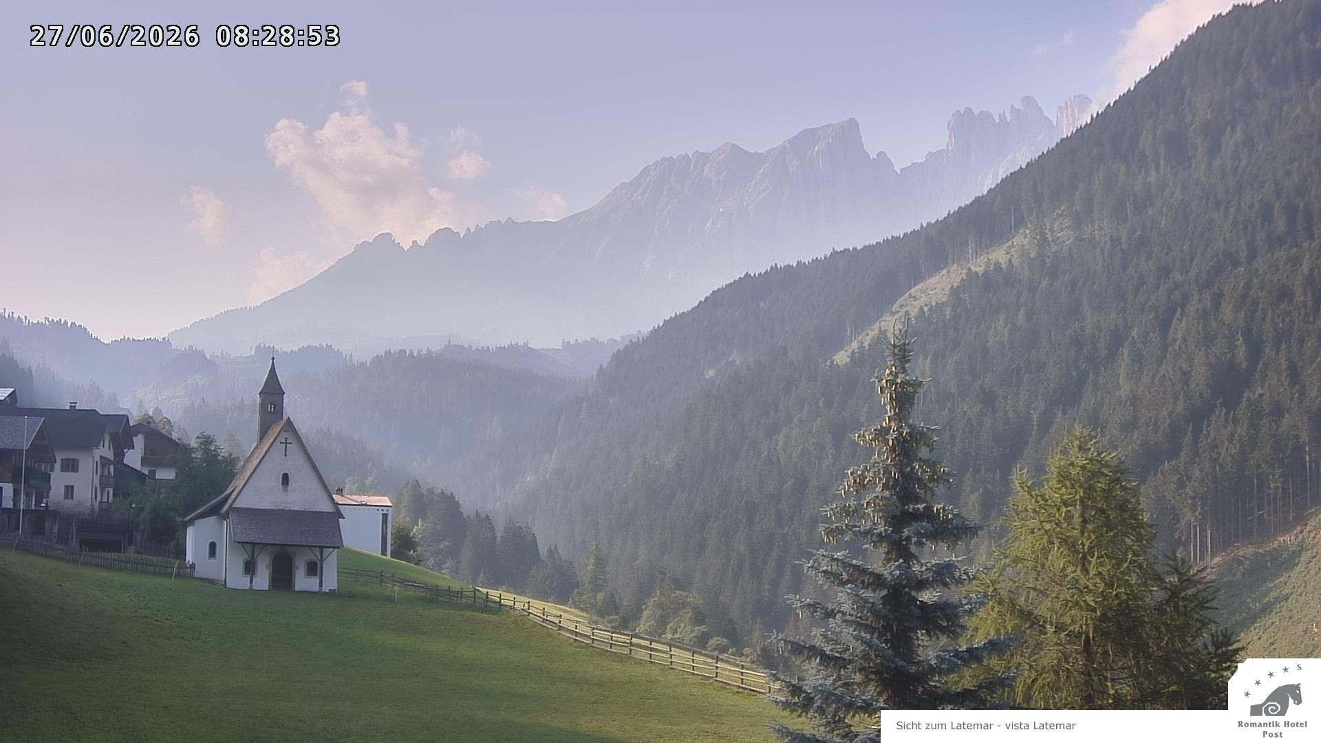 Archiv Foto Webcam Welschnofen: Romantik Hotel Post