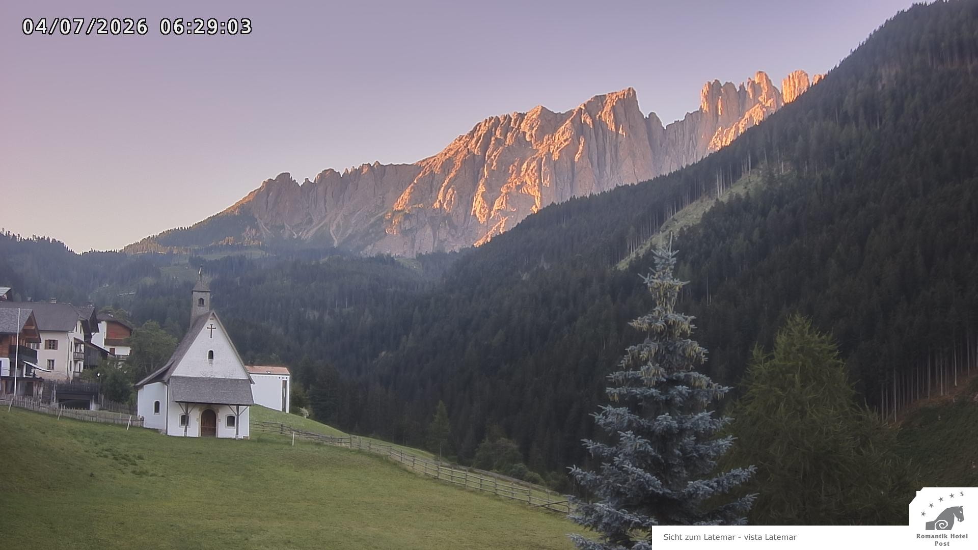 Archiv Foto Webcam Welschnofen: Romantik Hotel Post