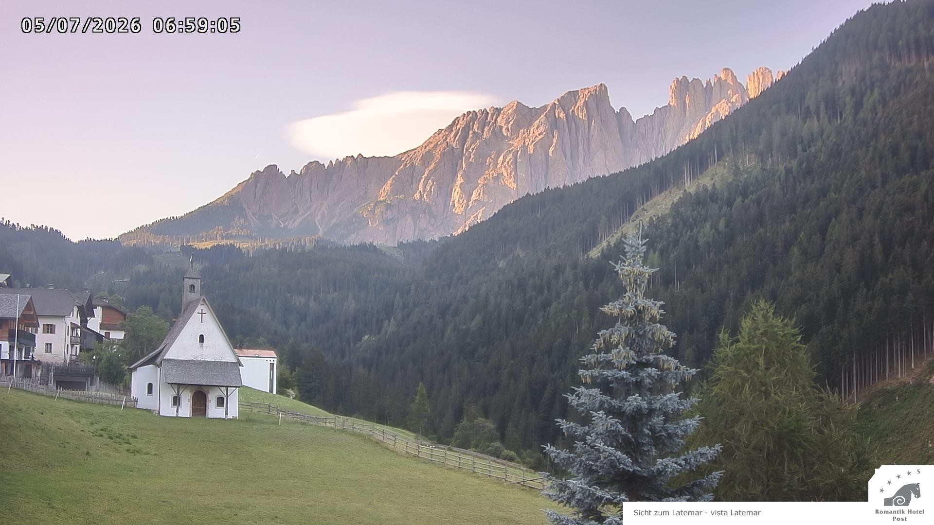 Archiv Foto Webcam Welschnofen: Romantik Hotel Post