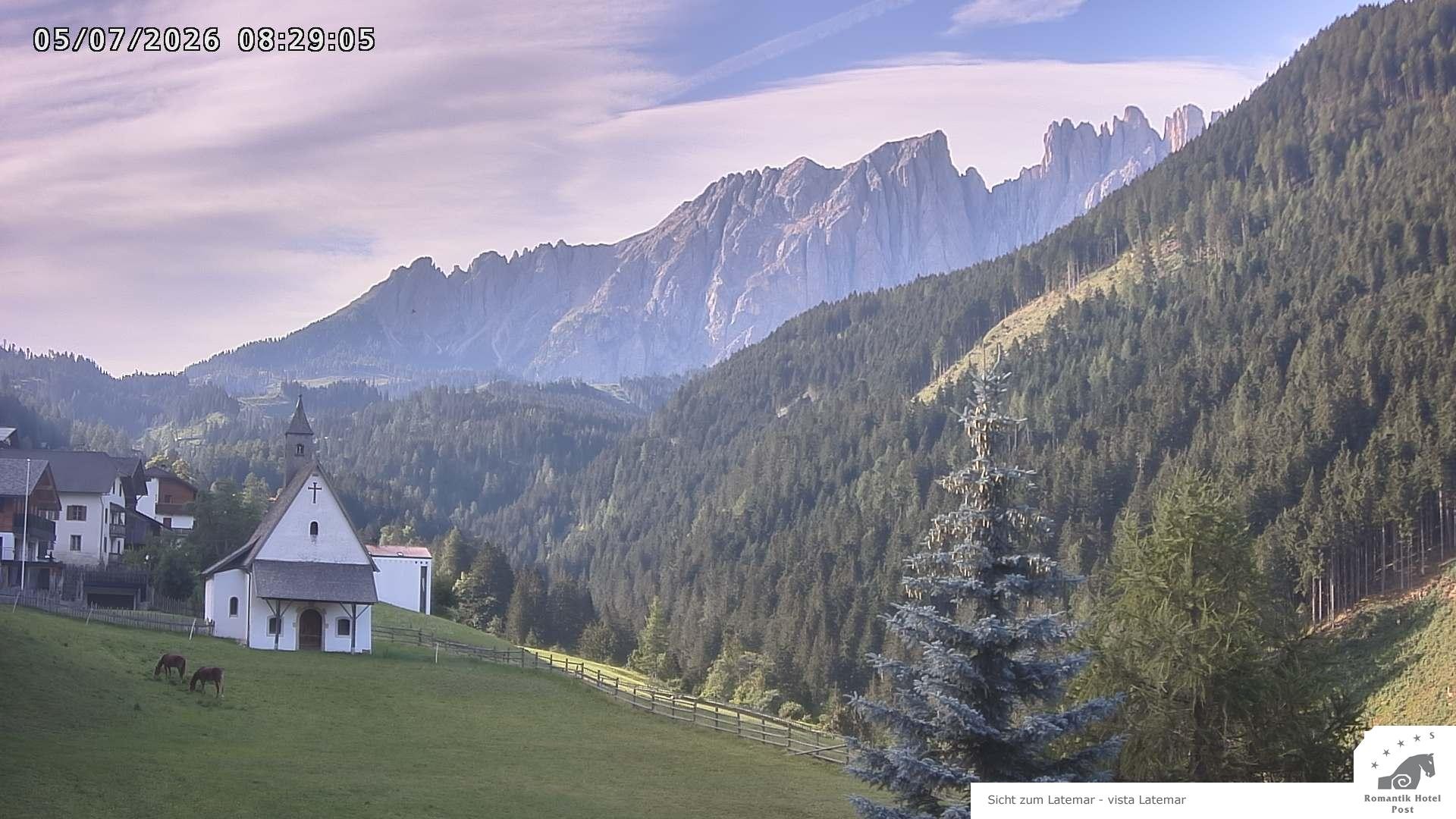 Archiv Foto Webcam Welschnofen: Romantik Hotel Post